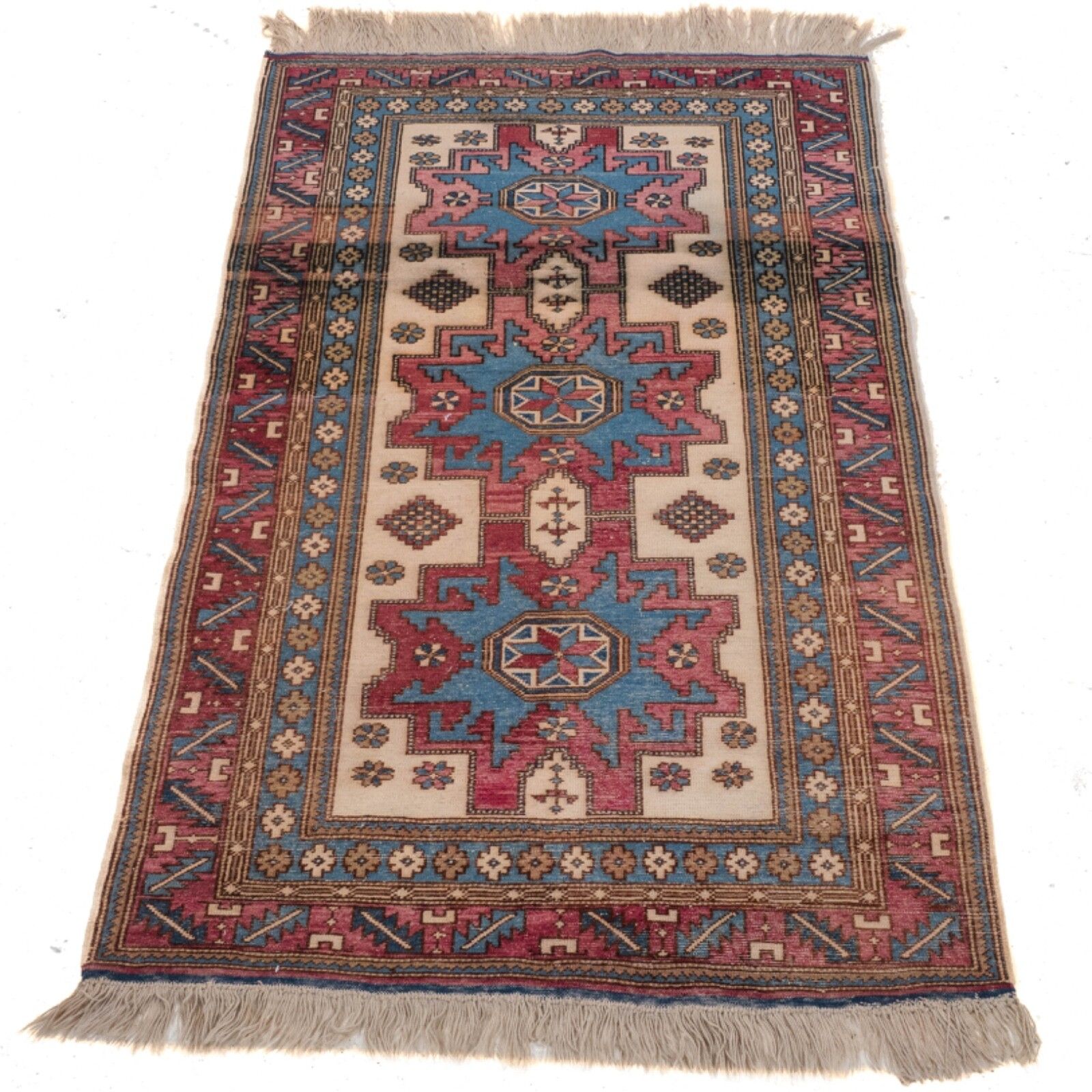photo furniture Kars Kazak Turkish Anatolian Rug 6'4"X3'6" (194x107cm Carpet)