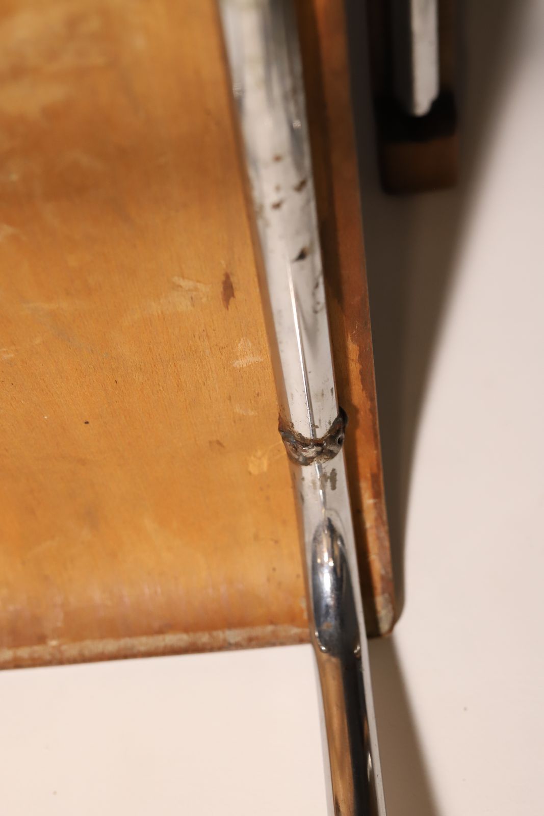 photo vinterior Pair Of Tubular Desk Chairs B43 By Mart Stam, 1930´S