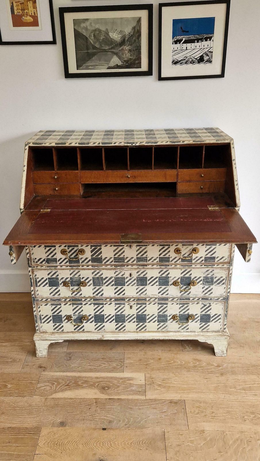 Painted Antique 19th Century Bureau photo furniture