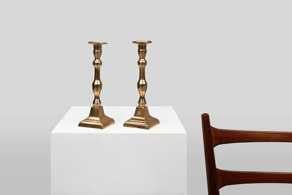 French Candlesticks In Bronze, 1890s, Set Of 2 photo furniture