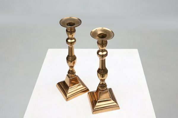 photo furniture French Candlesticks In Bronze, 1890s, Set Of 2