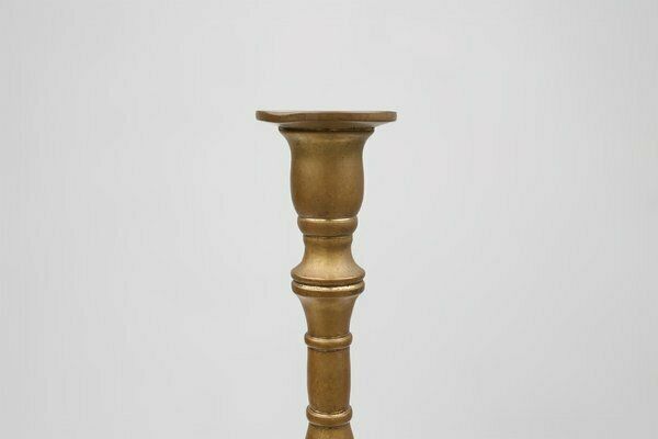 Antique French Candlestick In Bronze, 1890s photo for sale