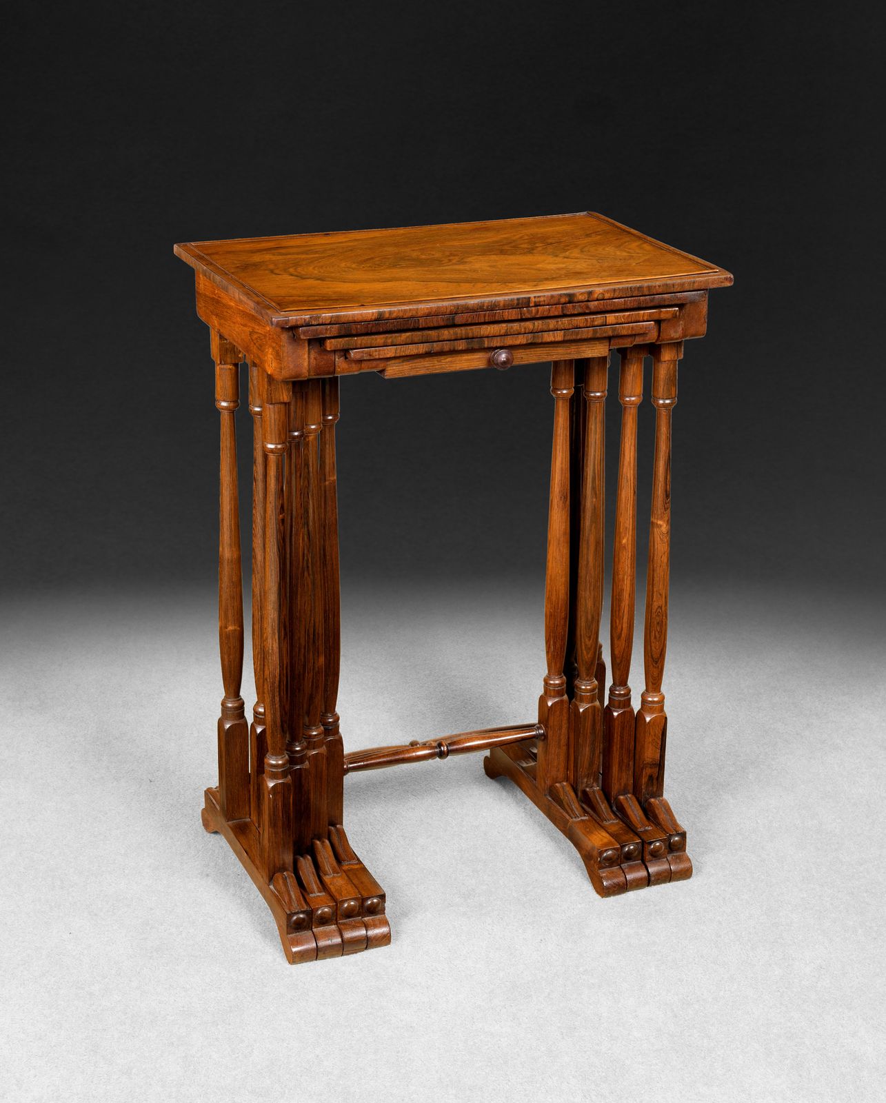 Regency Period Rosewood Quartetto Or Nest Of Tables photo furniture