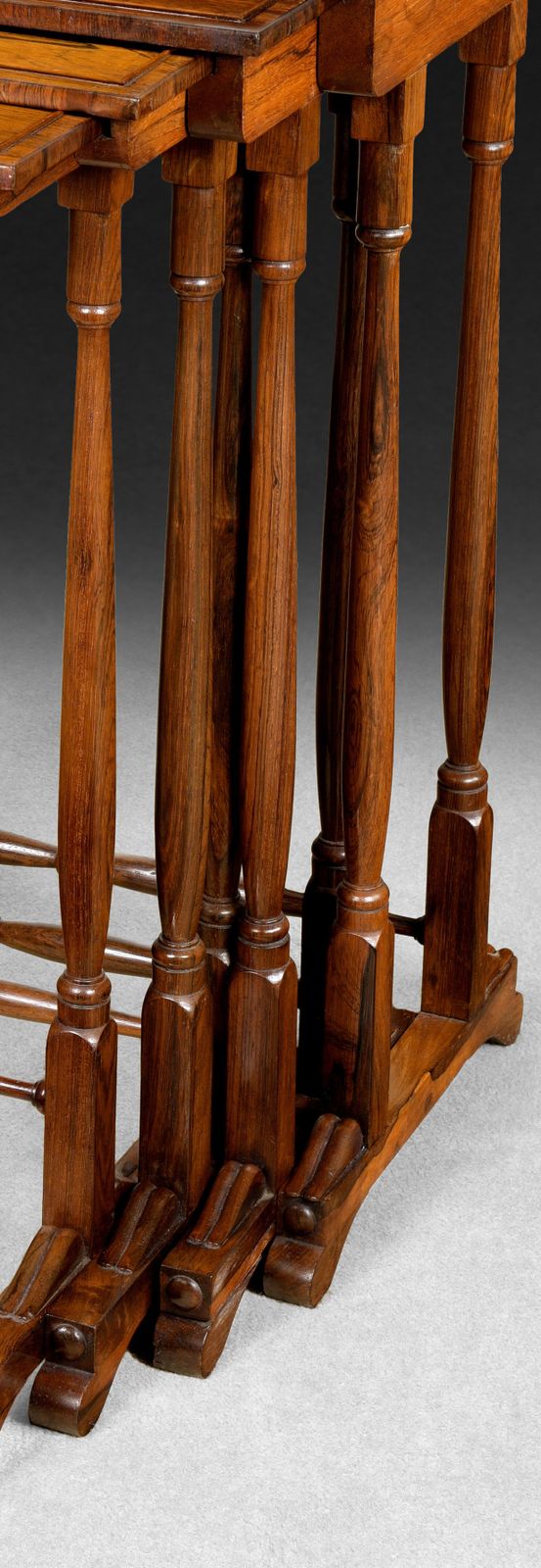 Regency Period Rosewood Quartetto Or Nest Of Tables photo 4250.0