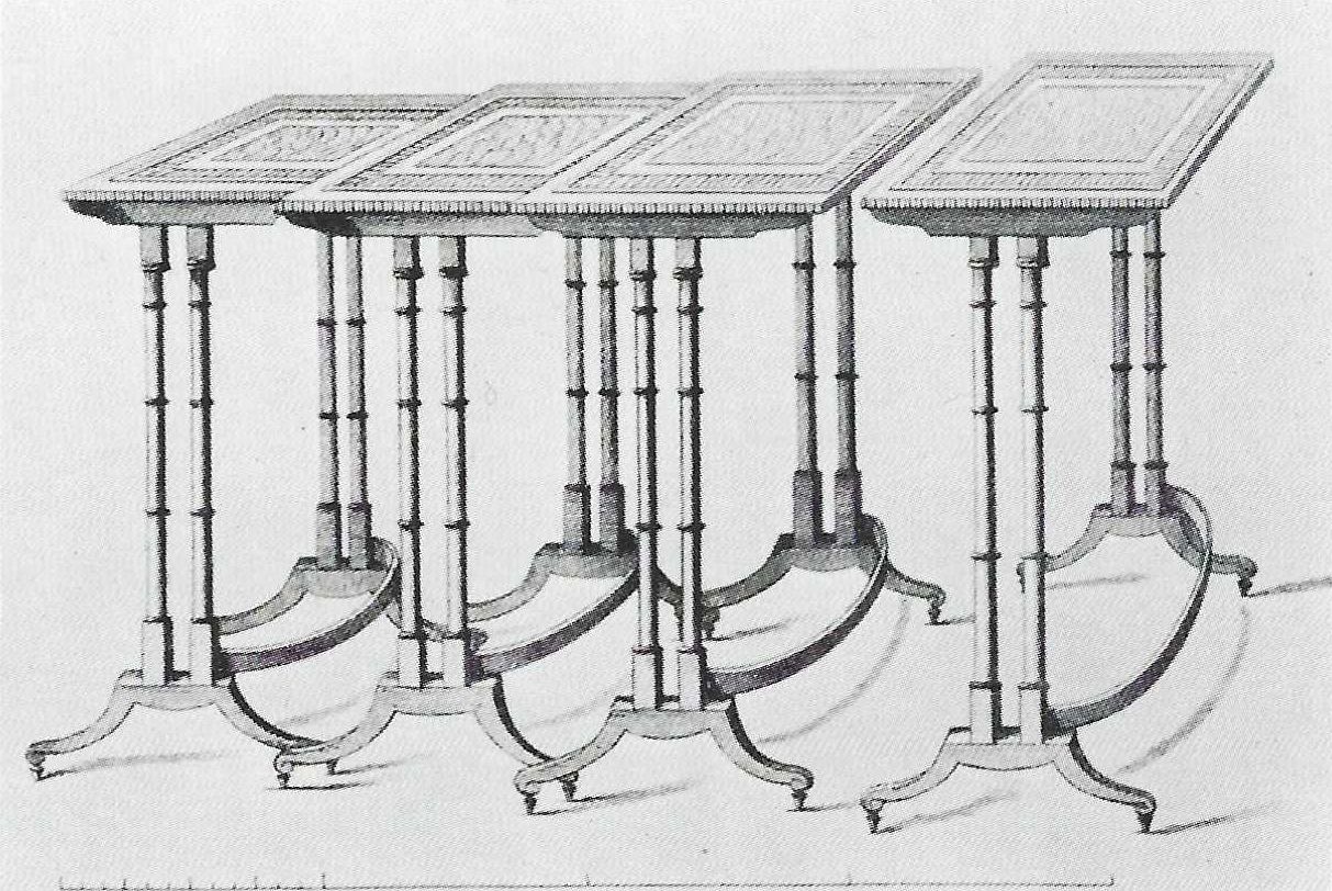 Regency Period Rosewood Quartetto Or Nest Of Tables photo vinterior