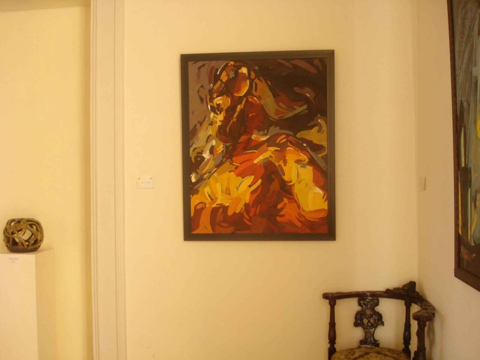 Woman With Dog, 2010 By Meliha Yilmaz photo furniture