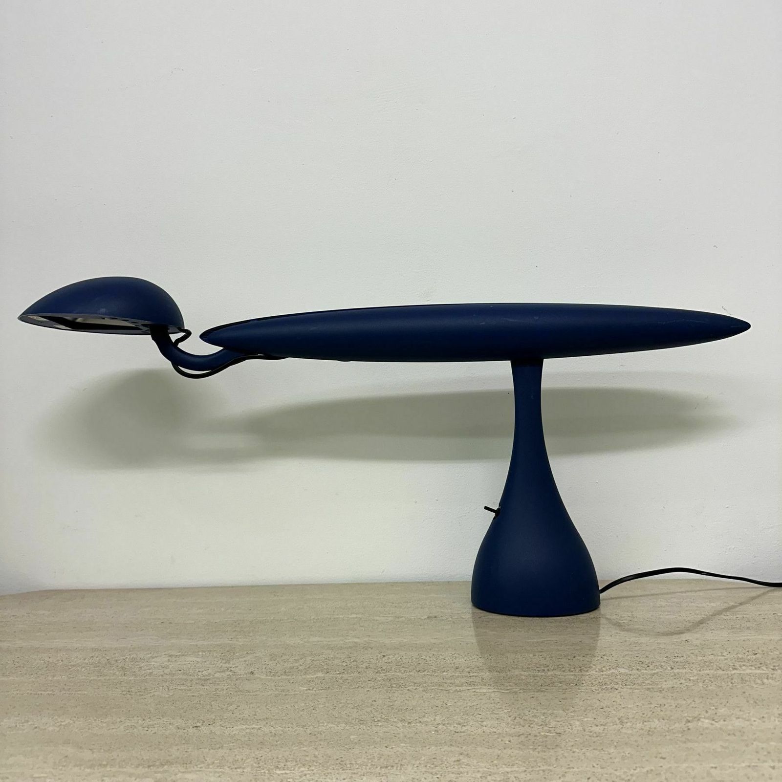 photo furniture Postmodern Heron Blue Lamp By Isao Hosoe For Luxo, 1980’s