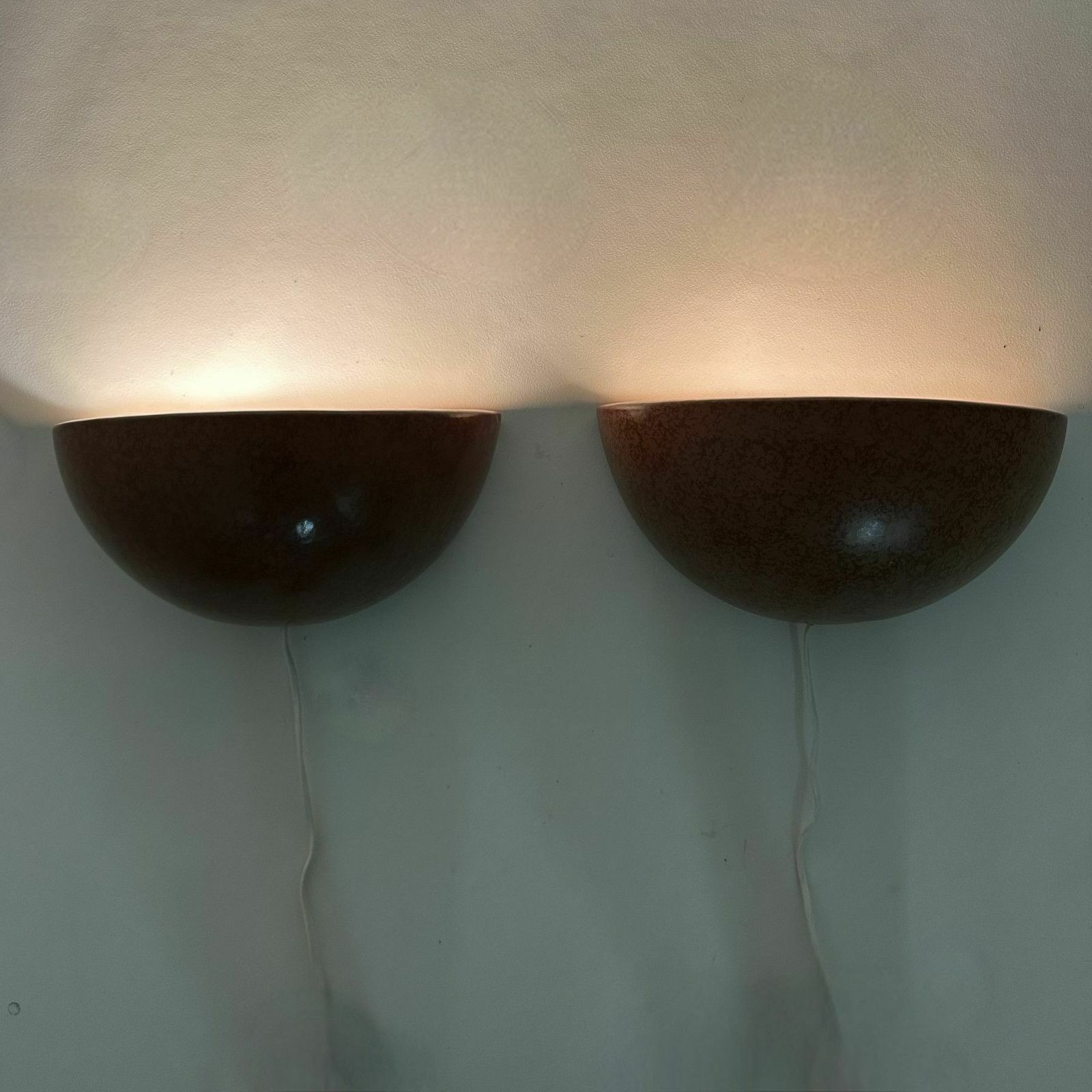 Set Of 2 Ceramic Wall Lights Sconce , 1970s photo furniture