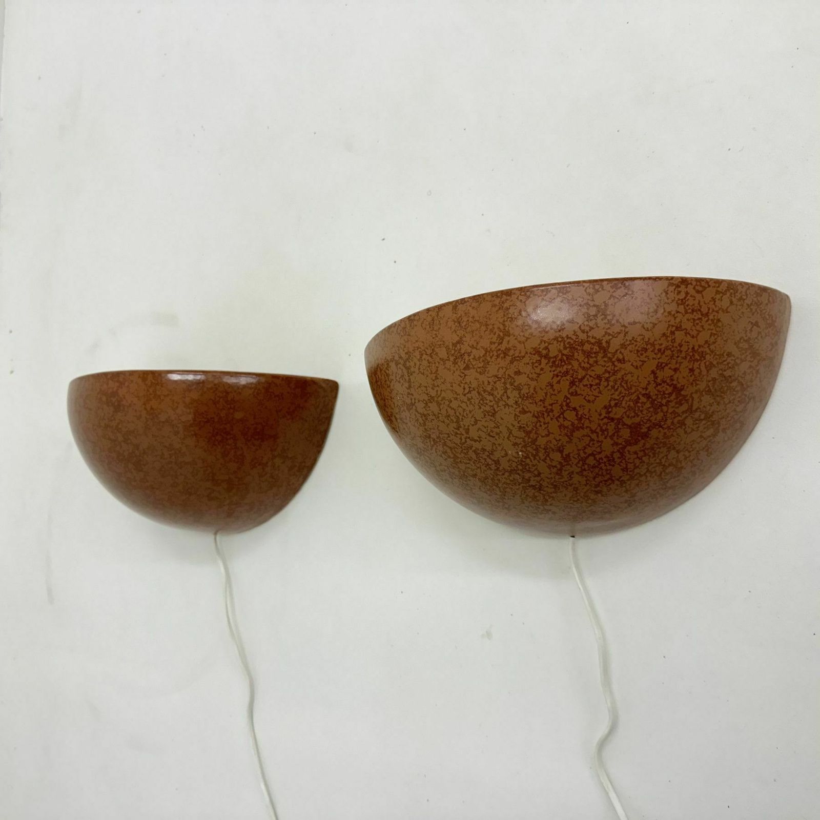 Set Of 2 Ceramic Wall Lights Sconce , 1970s photo vintage