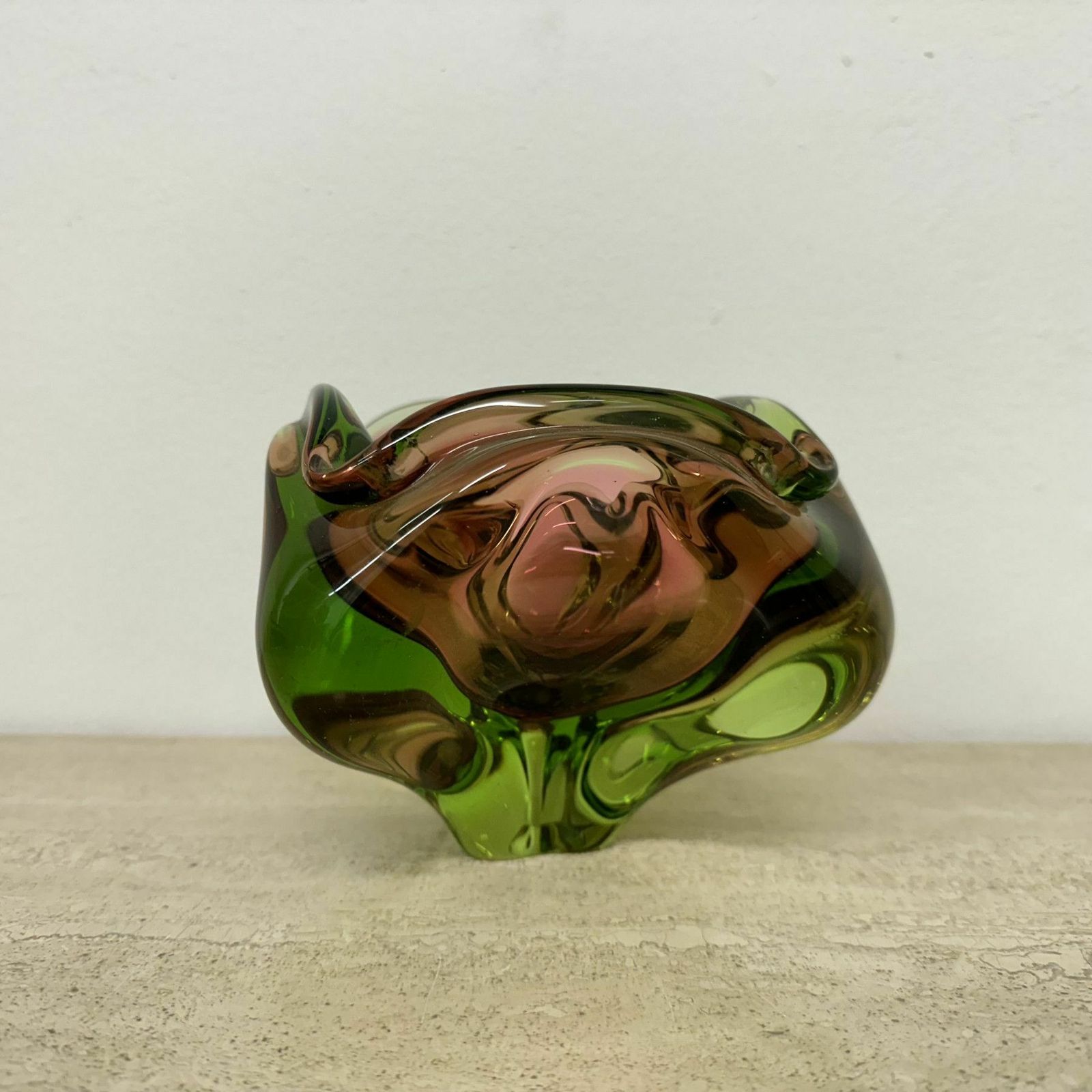 photo buy Mid Century Murano Glazen Schaal, Jaren 1970