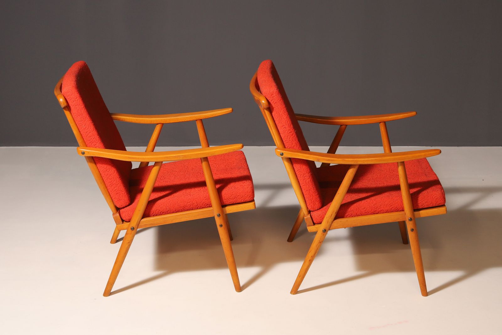 Pair Of Midcentury Armchairs By Jaroslav šmídek For Ton, 1970´S photo buy