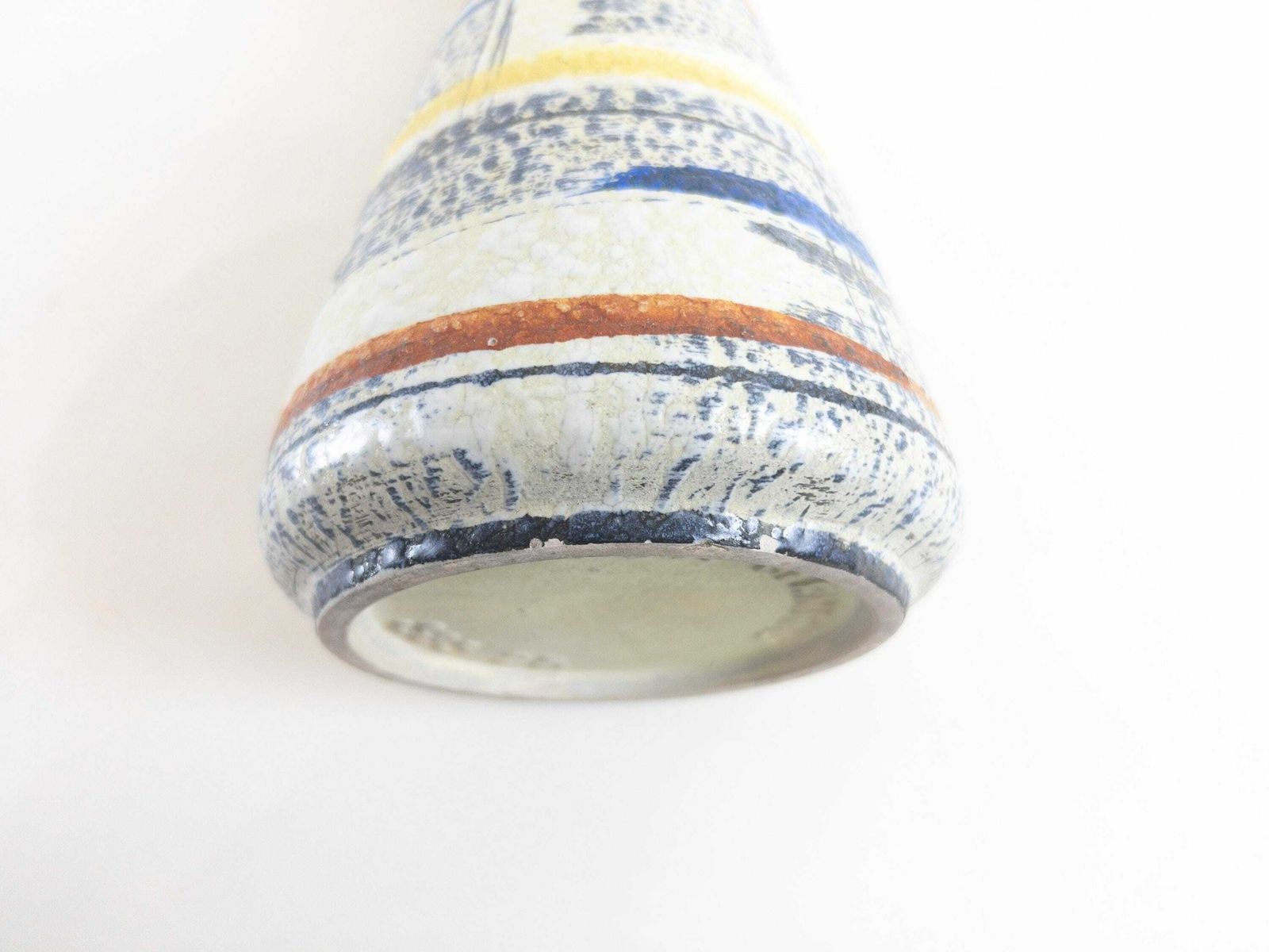 photo furniture Bay Keramik Vase Form 585 25   West German Pottery With Hand Painted Abstract Design