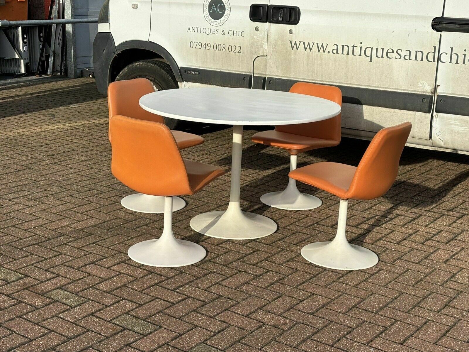 Mid Century 1970's Broderna Johanson Dining Table & Chairs photo Furniture