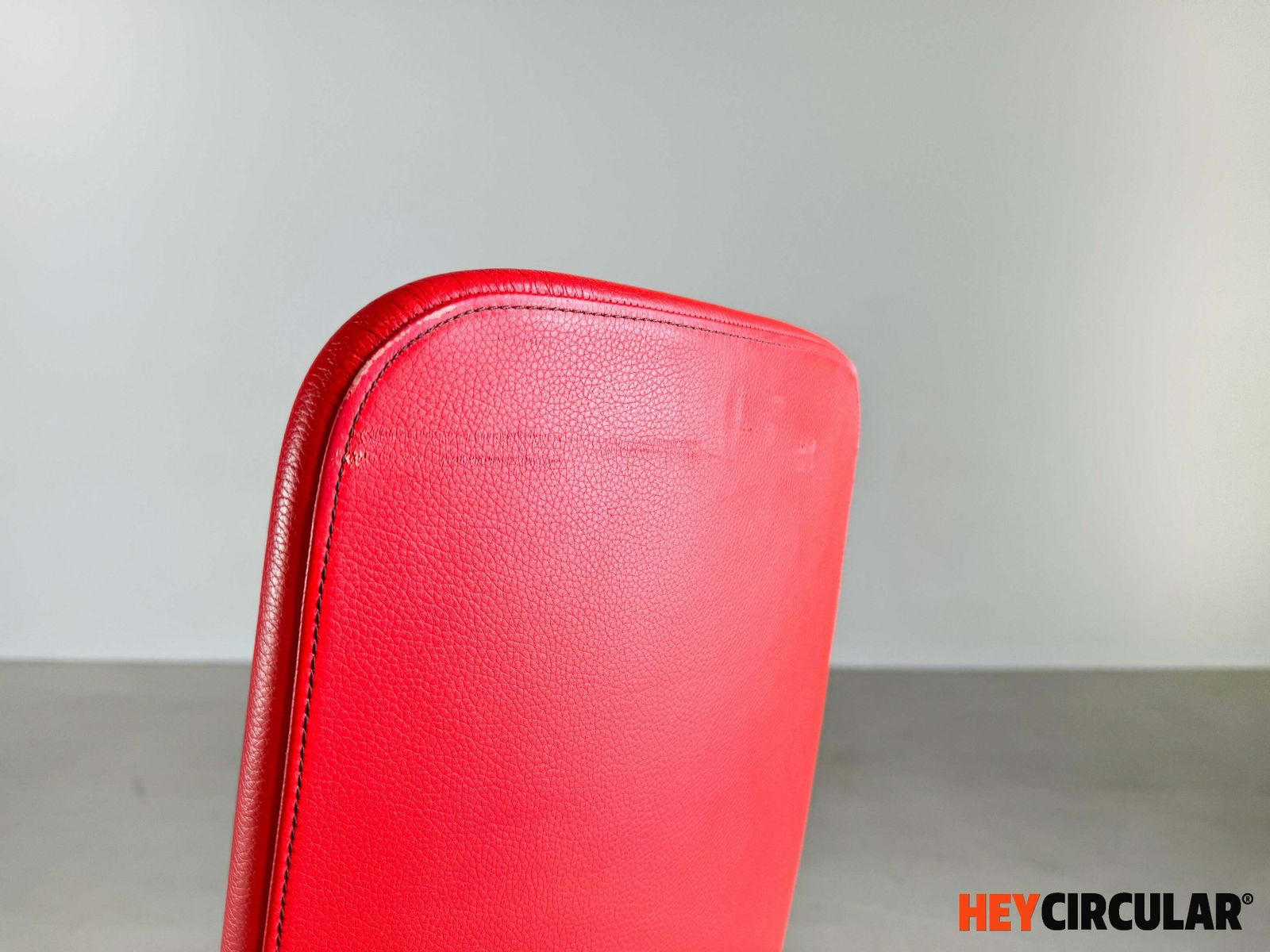 Original Moroso Armchair Leather Red Patricia Urquiola Swivel photo buy