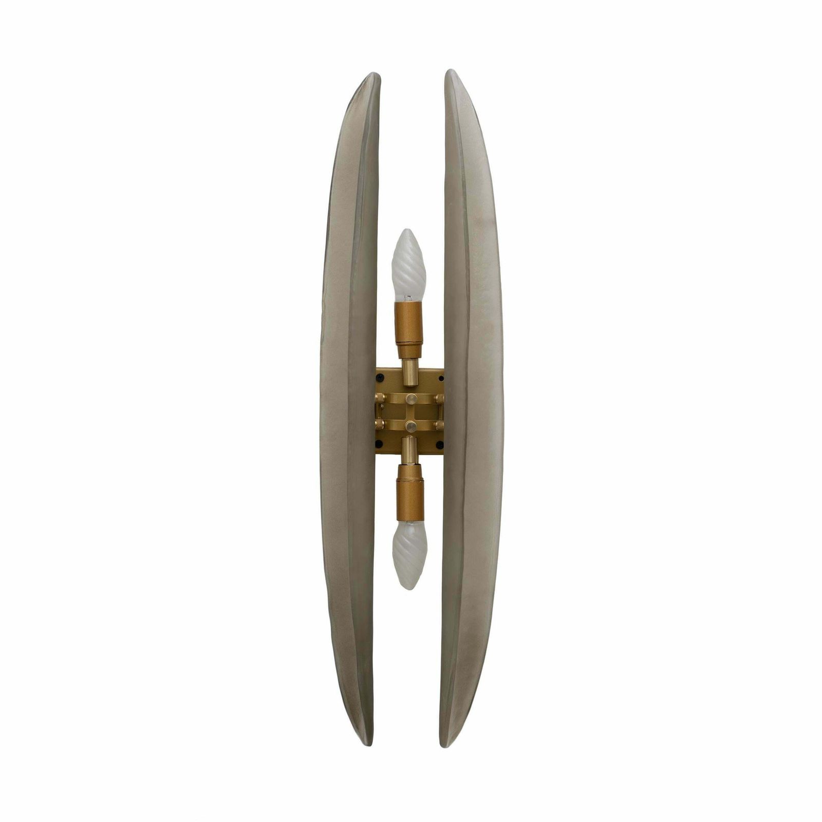 photo furniture Pair Of Fontana Arte Style Mid Century Modern Smoke Murano Glass Sconces