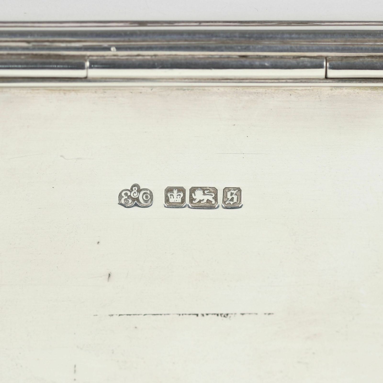 Silver Cigar Box. Elkington & Co Ltd, England, Sheffield, 1910 photo buy