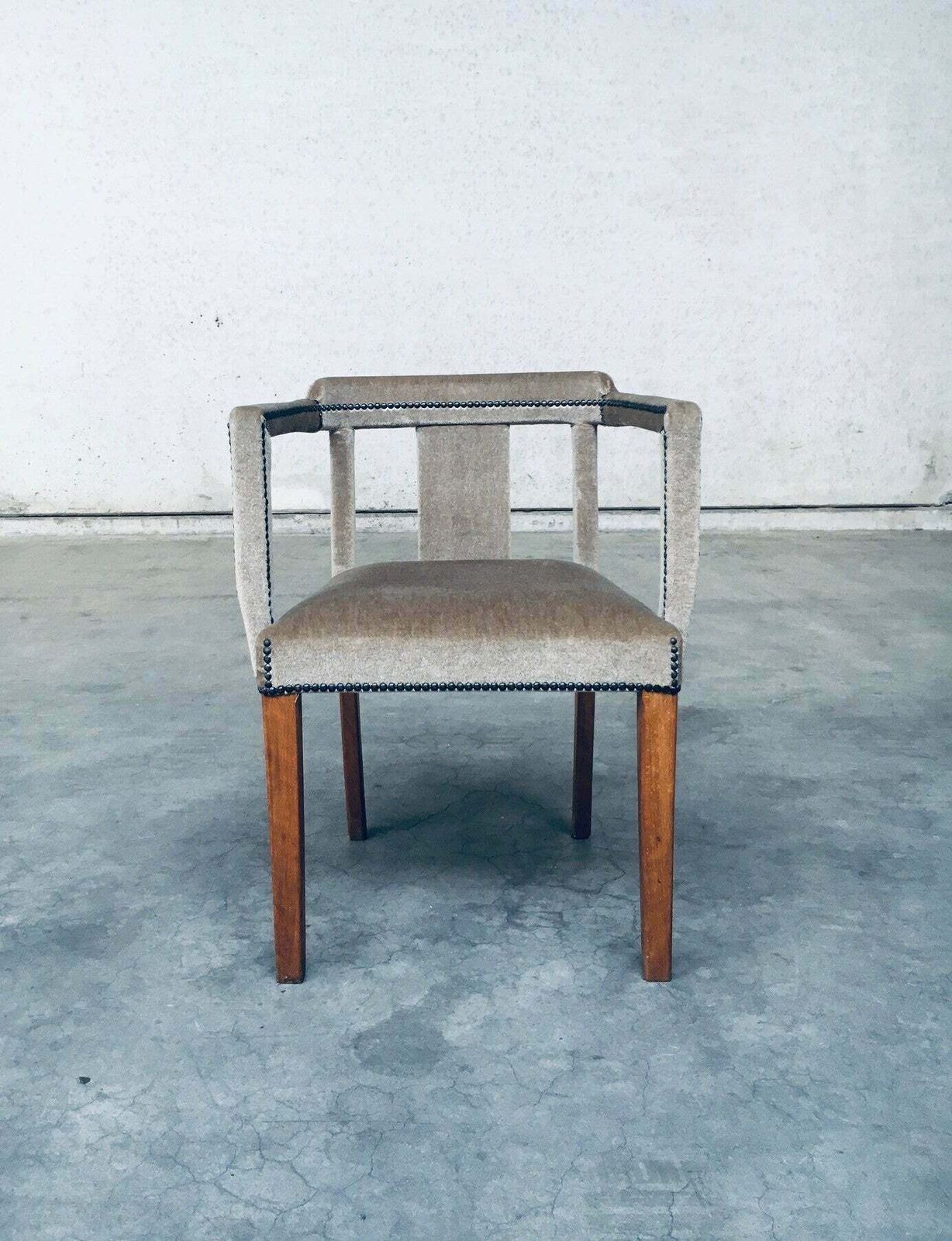 Boudoir Fauteuil Met Fluwelen Bekleding, Jaren 1920 photo buy