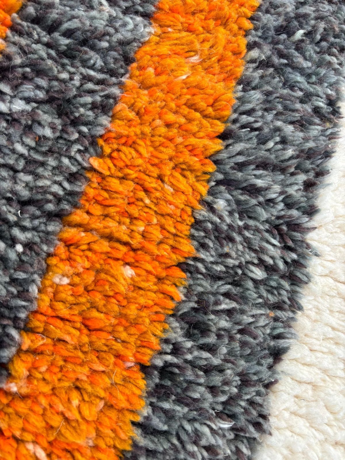 Modern Colorful Moroccan Rug 200x300 Cm , Authentic Moroccan Rug, Berber Carpet, Genuine Wool Rug, Handmade Rug, Beige Berber Area Rug photo vinterior
