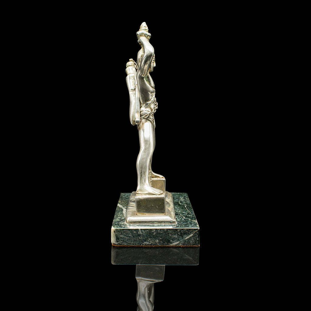 Vintage Colossus Of Rhodes Statue, Greek, Ancient Maritime Figure, Art Deco photo Home Decor