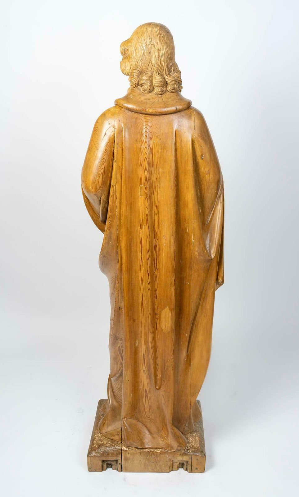 Large Wooden Sculpture Of Simon The Zealot, Napoleon III Period, 19th Century. photo vinterior