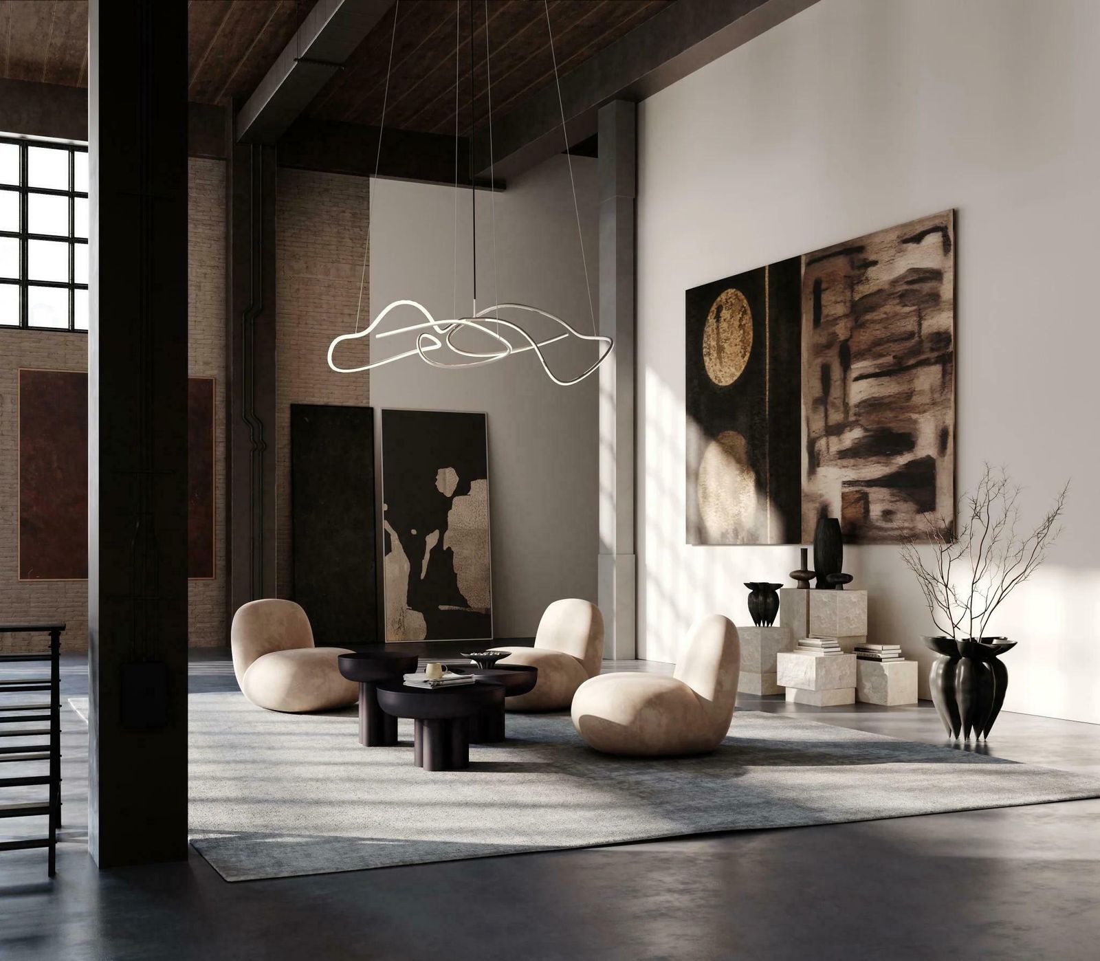 Burnt Black Coffee Table, End Of Sofa Model Crown, Coffee Table In Aluminium. photo for sale