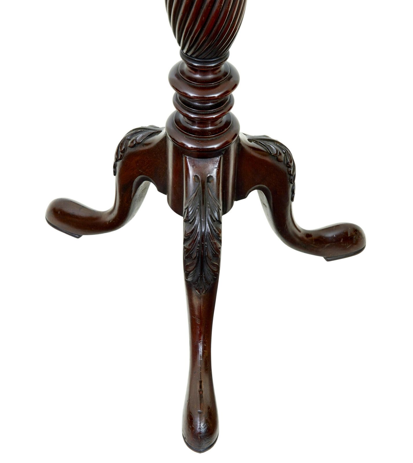 Early 20th Century Carved Mahogany Pedestal Stand photo 545.0