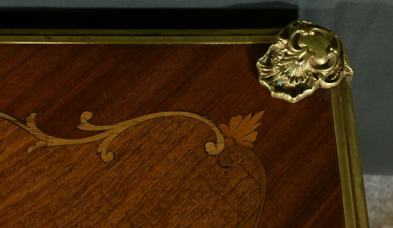 photo buy Mahogany Games Table, Louis XV/Louis XVI Transition Style – Late 19th Century