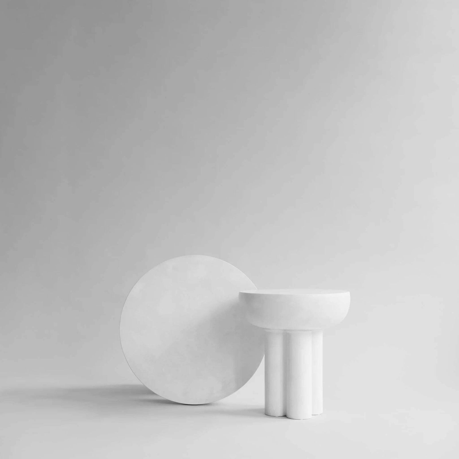 Coffee Table, End Of Sofa In Aluminium, Model Crown, Tall, Contemporary Work. photo furniture