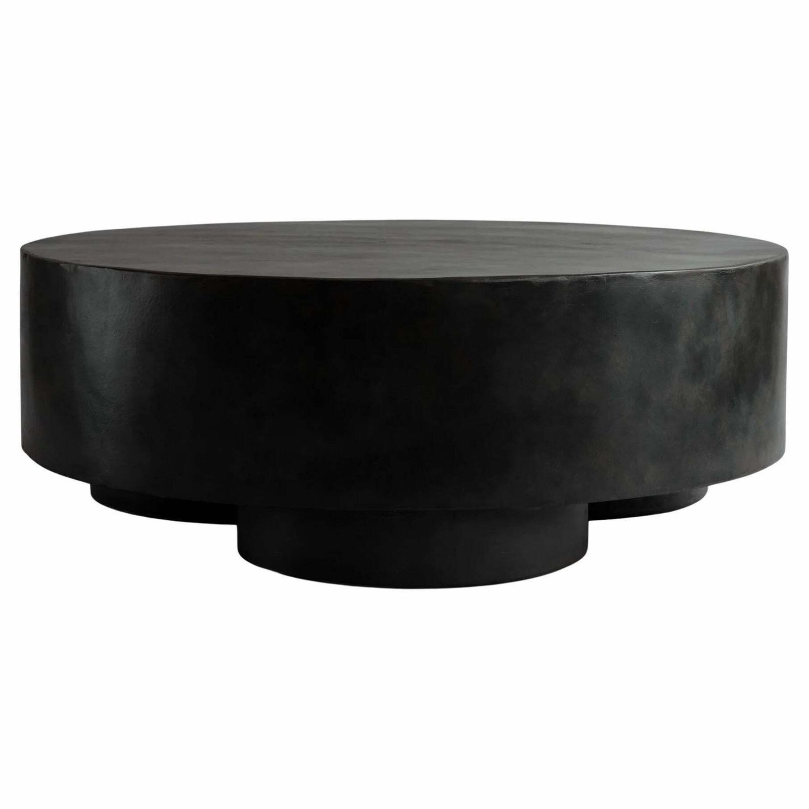 Coffee Coloured Model Big Coffee Table, Fiber Concrete, Contemporary Work.