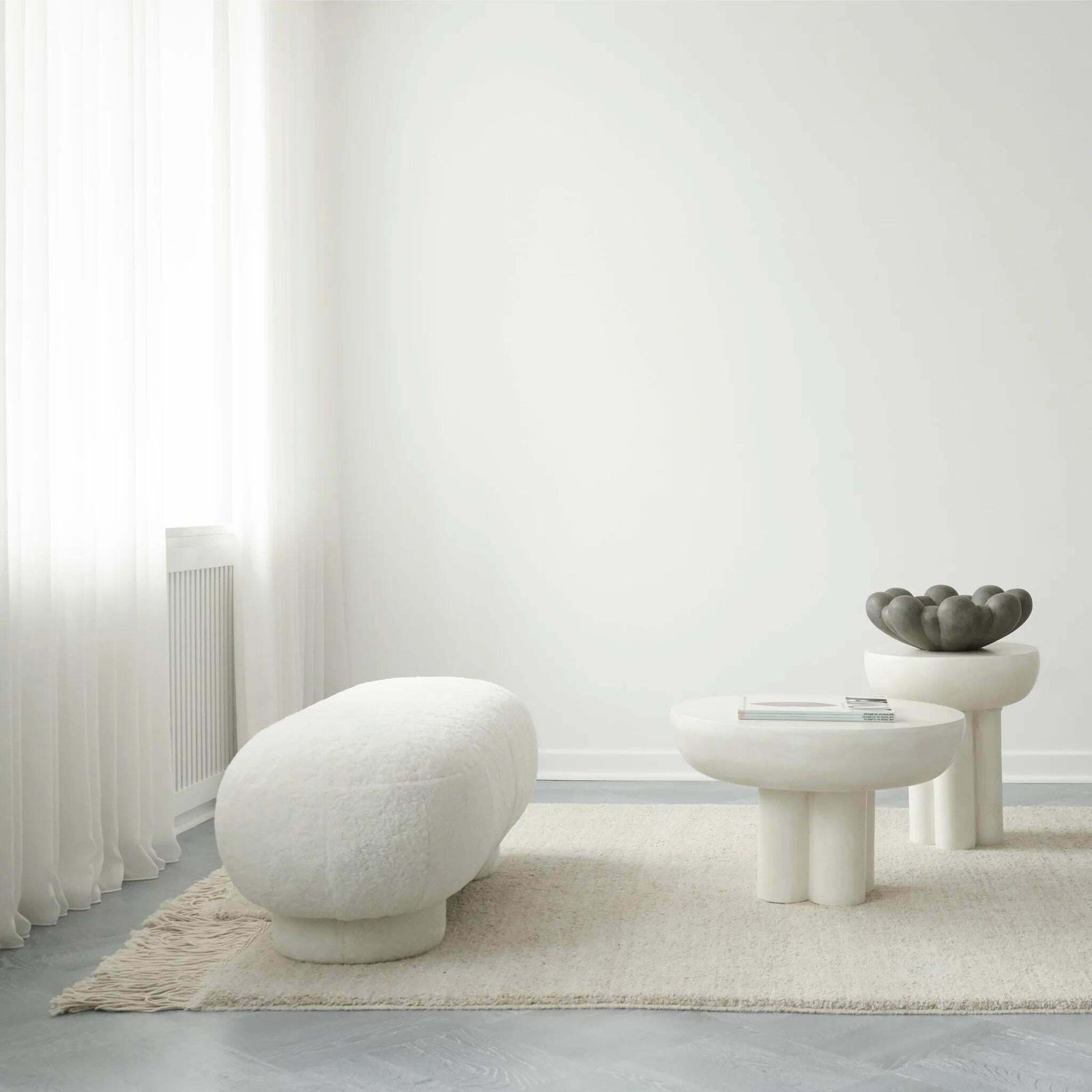 Coffee Table, End Of Sofa In Aluminium, Model Crown, Tall, Contemporary Work. photo 940.0
