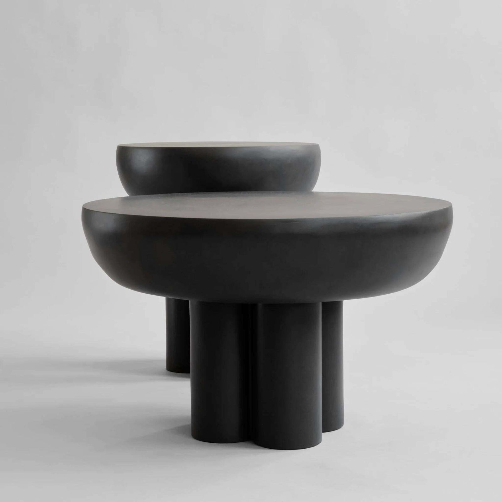 Coffee Table, End Of Sofa In Aluminium, Model Crown, Tall, Contemporary Work. photo furniture
