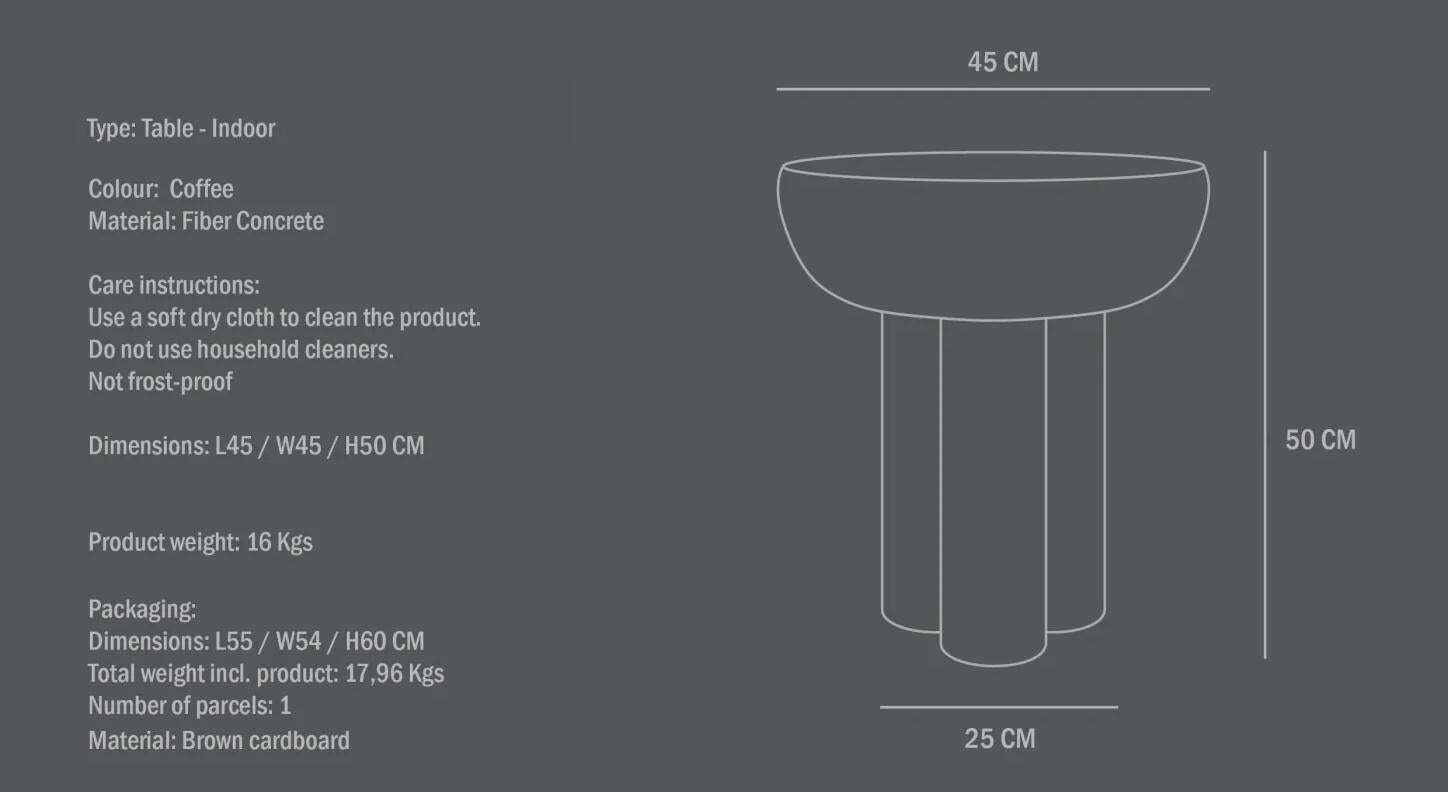 photo furniture Coffee Table, End Of Sofa In Aluminium, Model Crown, Tall, Contemporary Work.