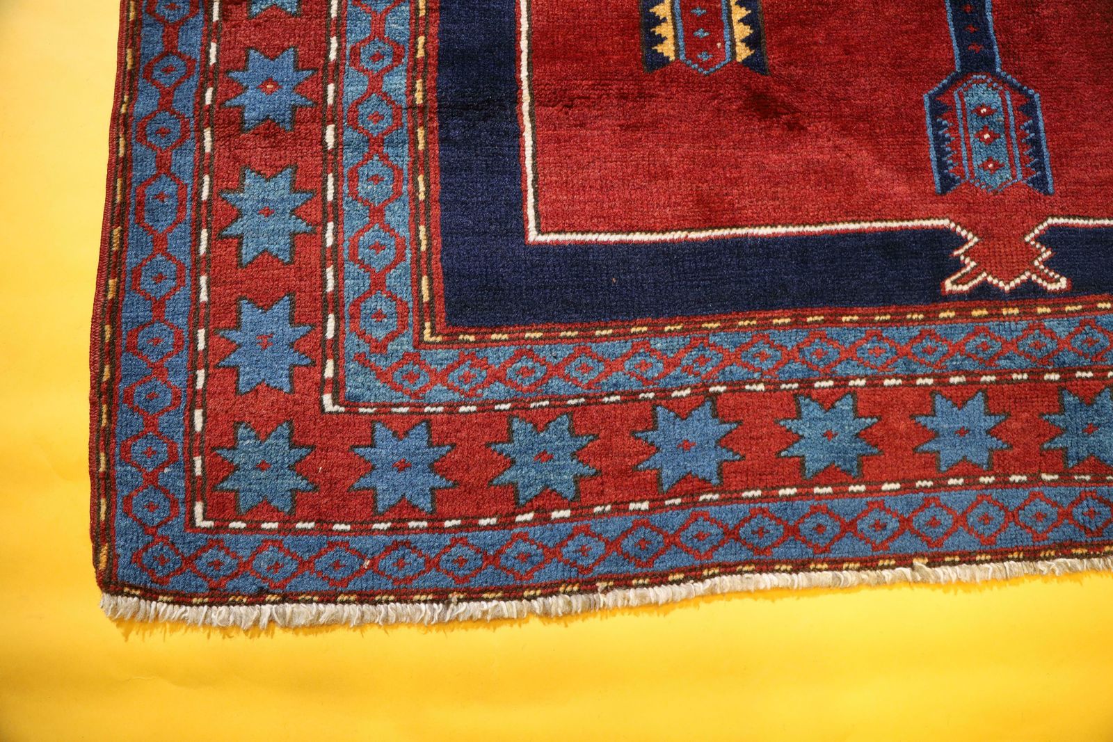 photo buy Rare Antique Rug Caucasian Oriental Rug Handmade Carpet From Shirvan Area Chr56