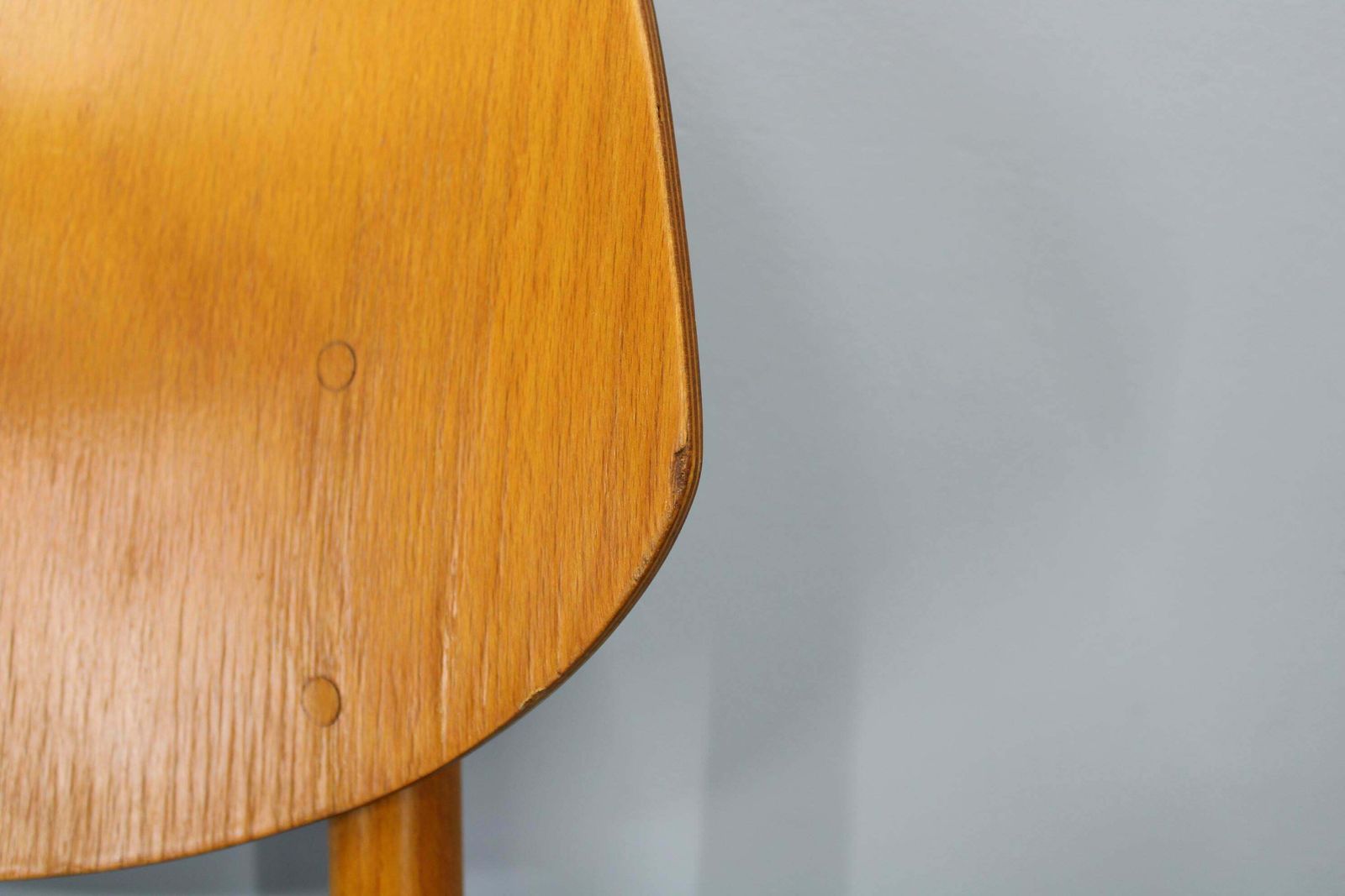 photo for sale 1970s Set Of Four Beech Dining Chairs By Ton, Czechoslovakia