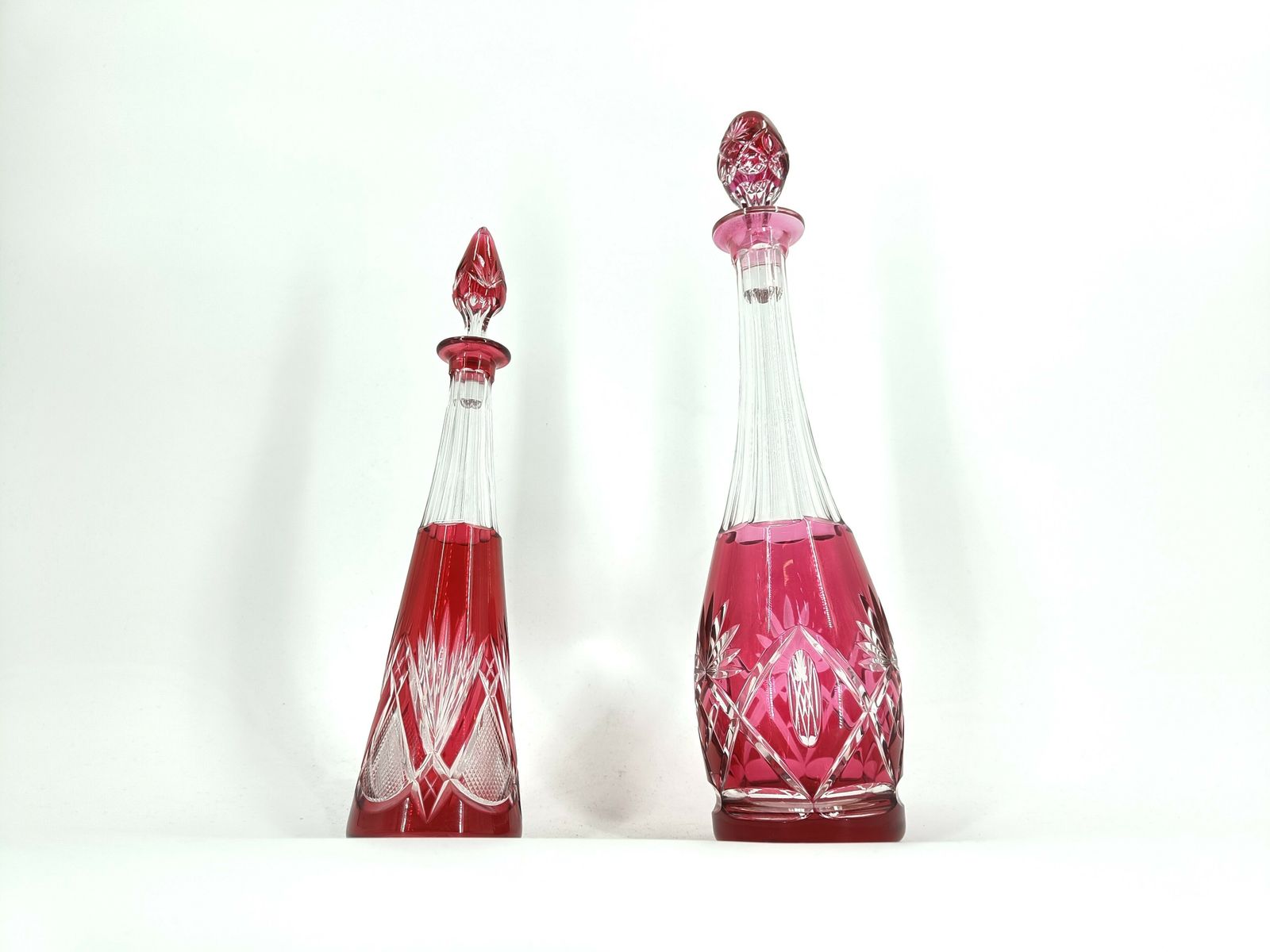 Crystal Caraffe Or Decanters By Val Saint Lambert, 1960s photo buy