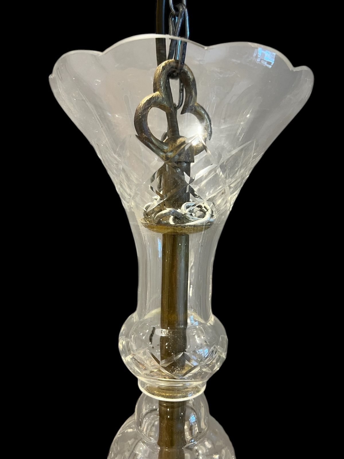 A Twelve Light Italian Marie Theresa Antique Crystal Chandelier photo furniture