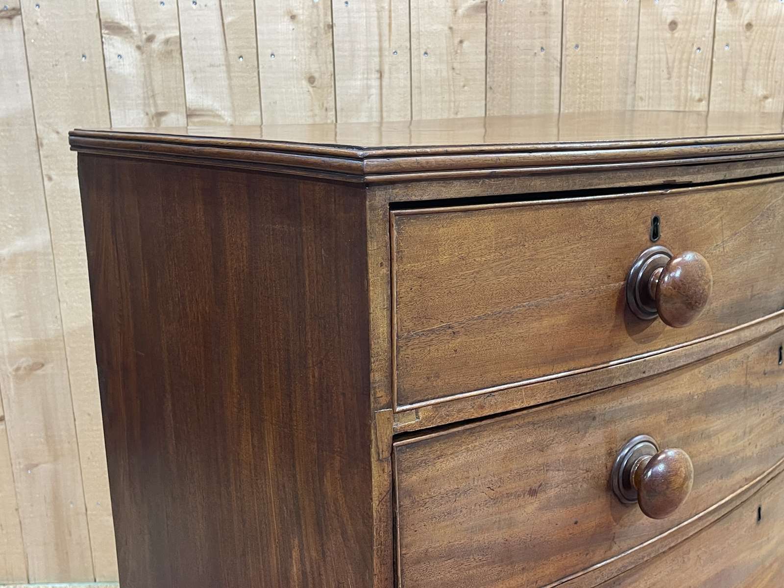 19th Century Victorian Mahogany Chest Of Drawers photo vinterior