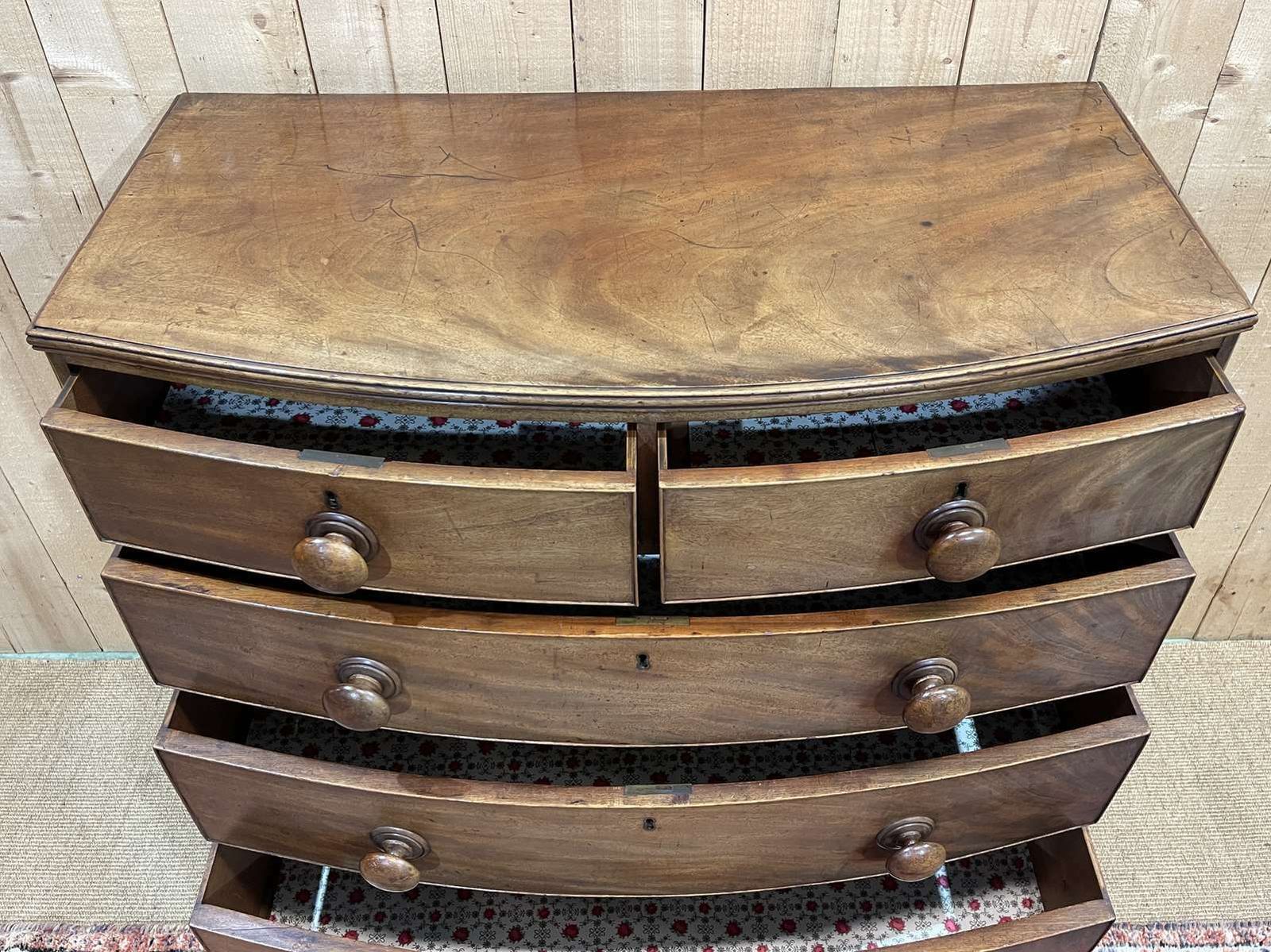 19th Century Victorian Mahogany Chest Of Drawers photo buy