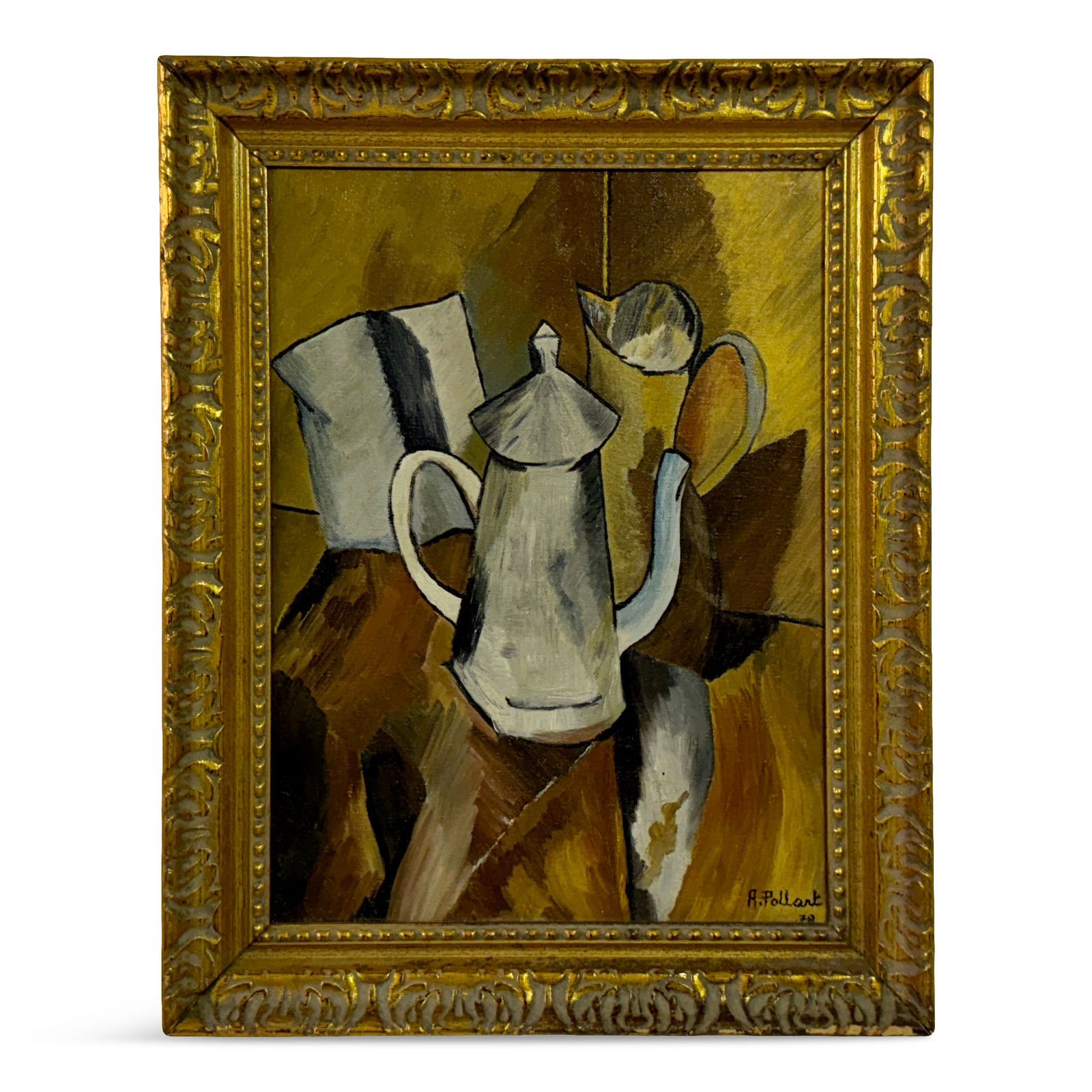 Mid Century Cubist Style Still Life