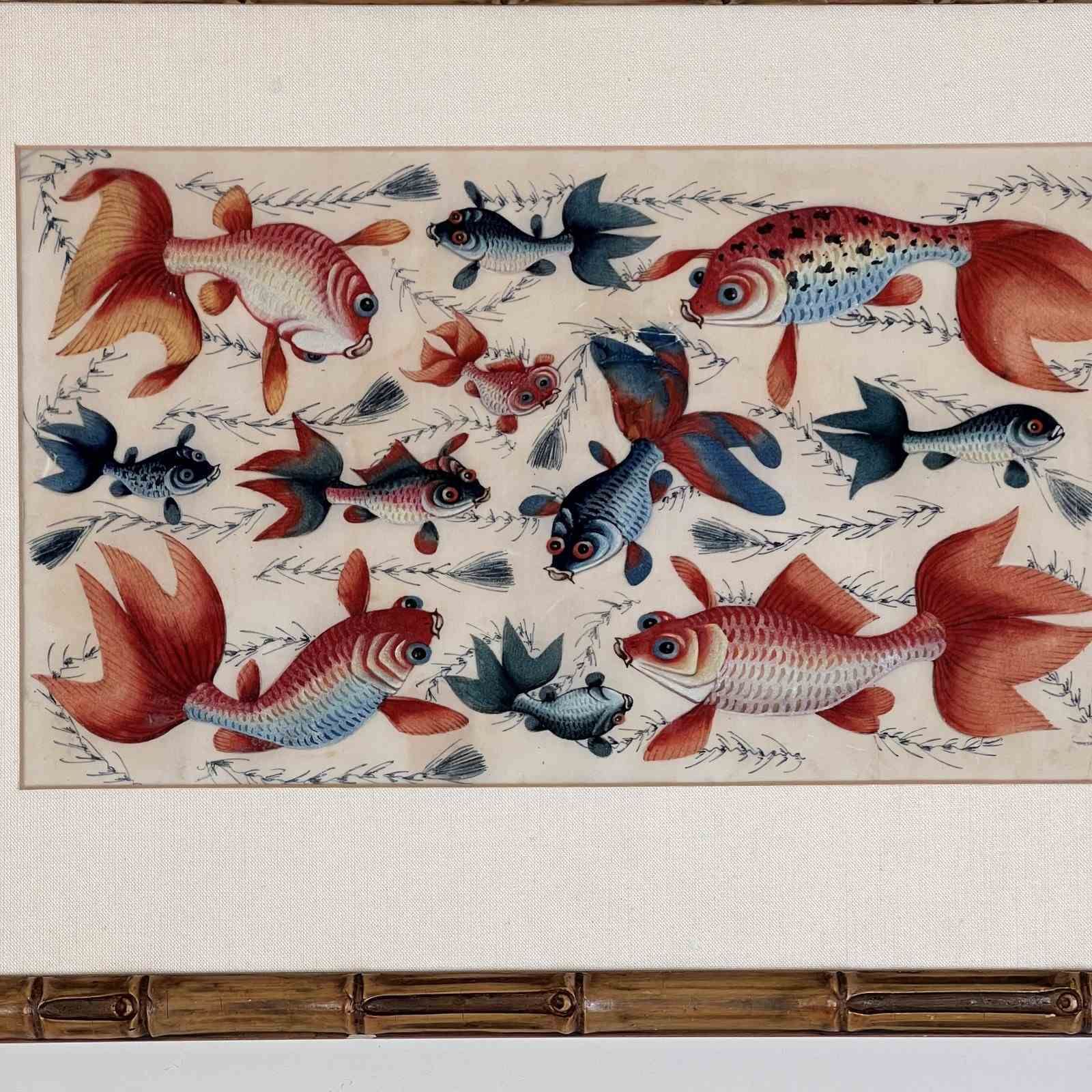 A Late C19th Chinese Gouache Painting On Pith Paper photo 715.0