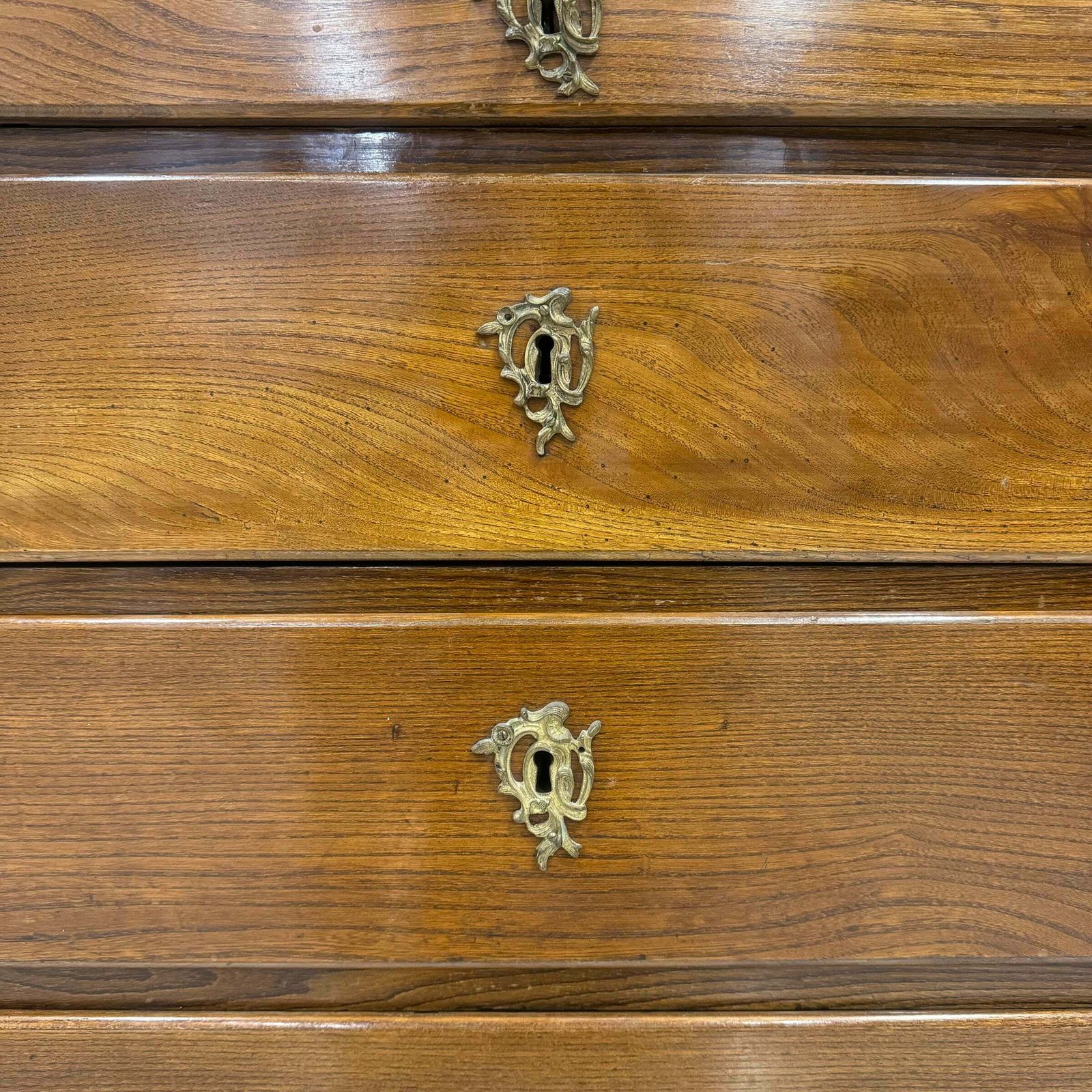 photo buy Antique 18th Century European Cylinder Bureau Bookcase