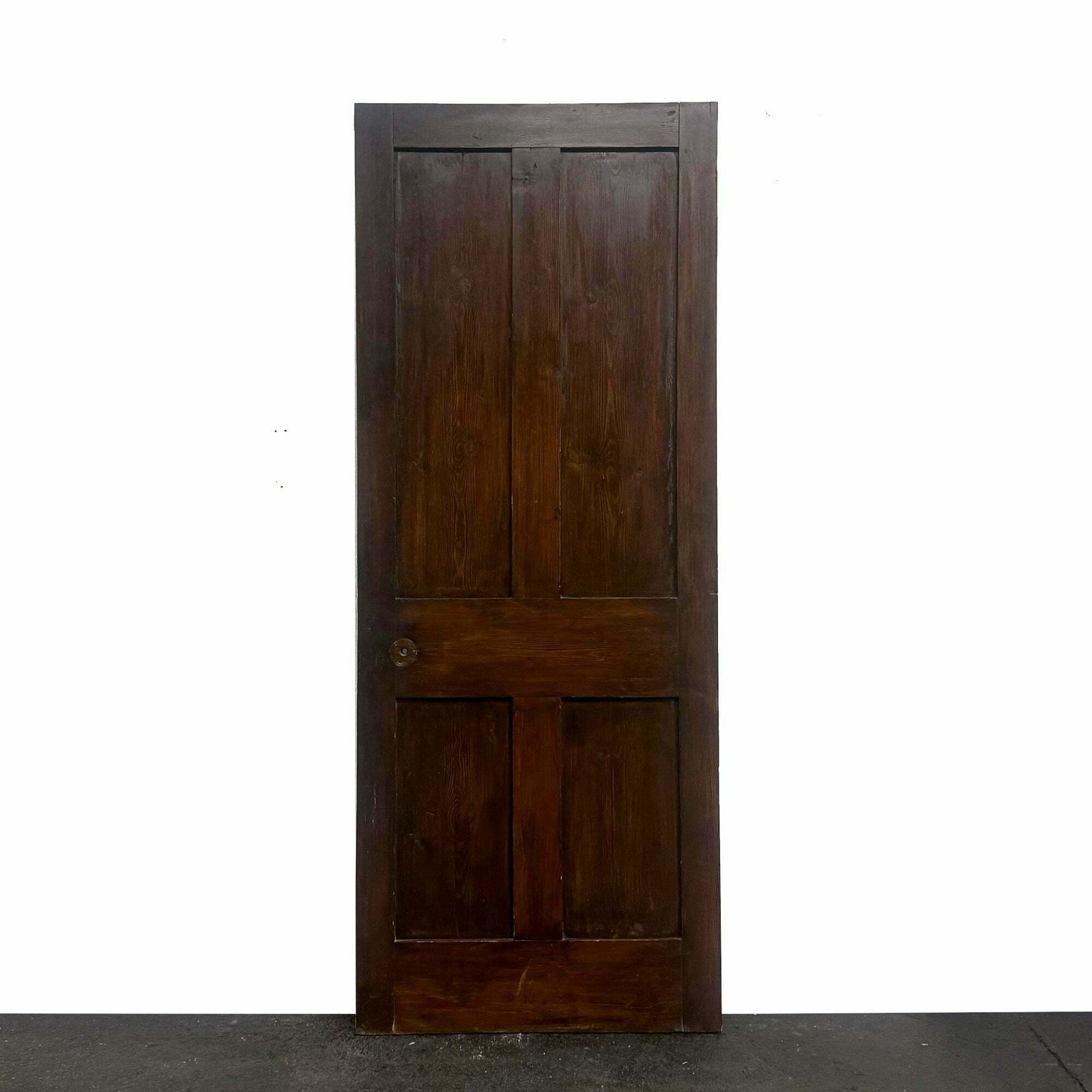 Antique Victorian Pine Door   202.5cm X 79.5cm