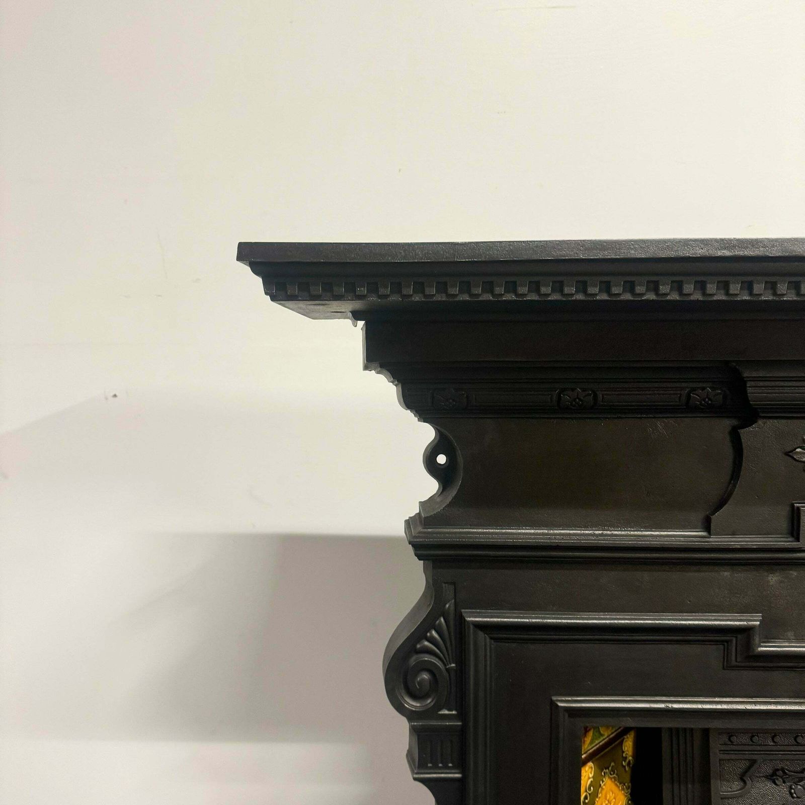 Antique Victorian Tiled Cast Iron Combination Fireplace photo 1850.0