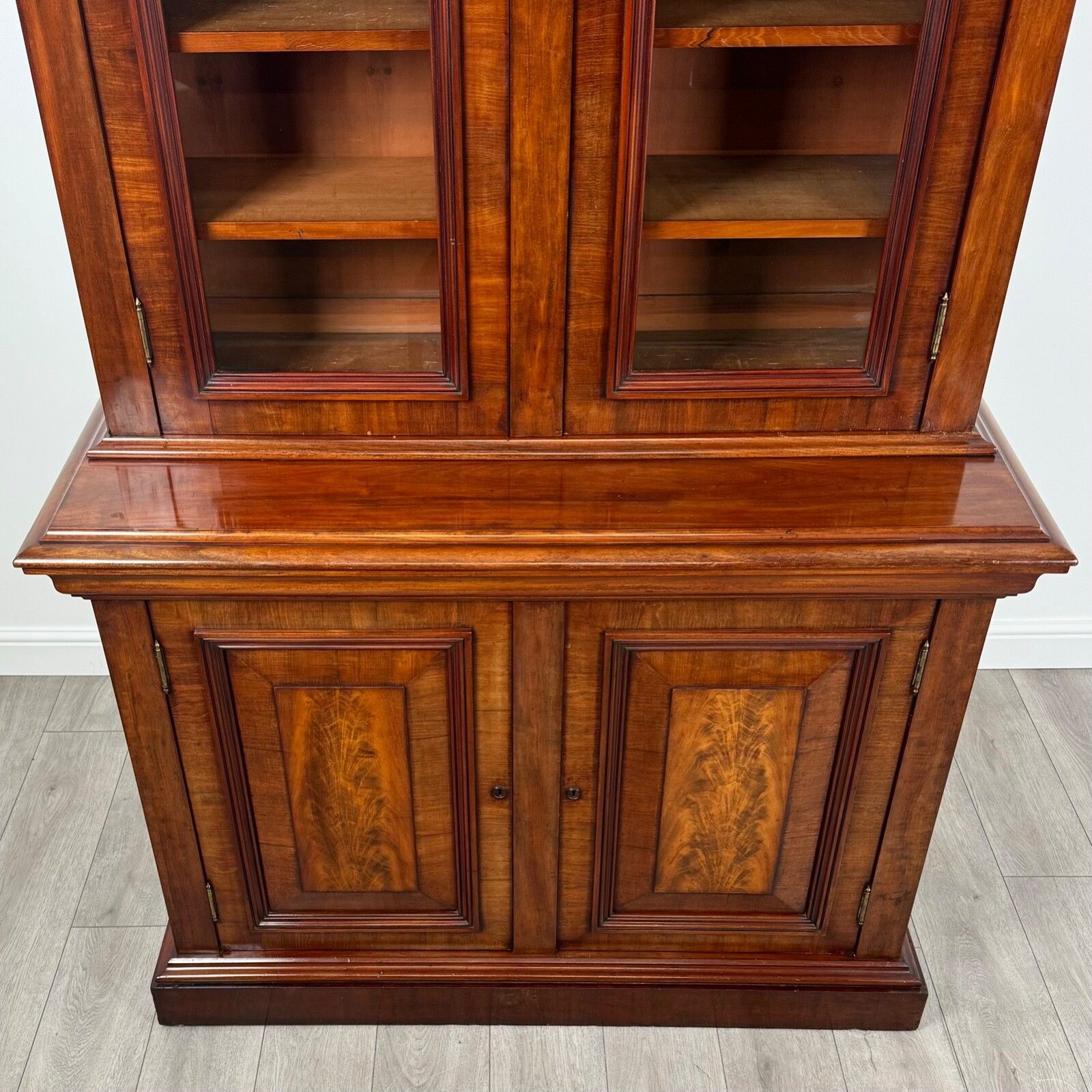photo for sale Antique 19th Century Mahogany Bookcase Of Finest Quality