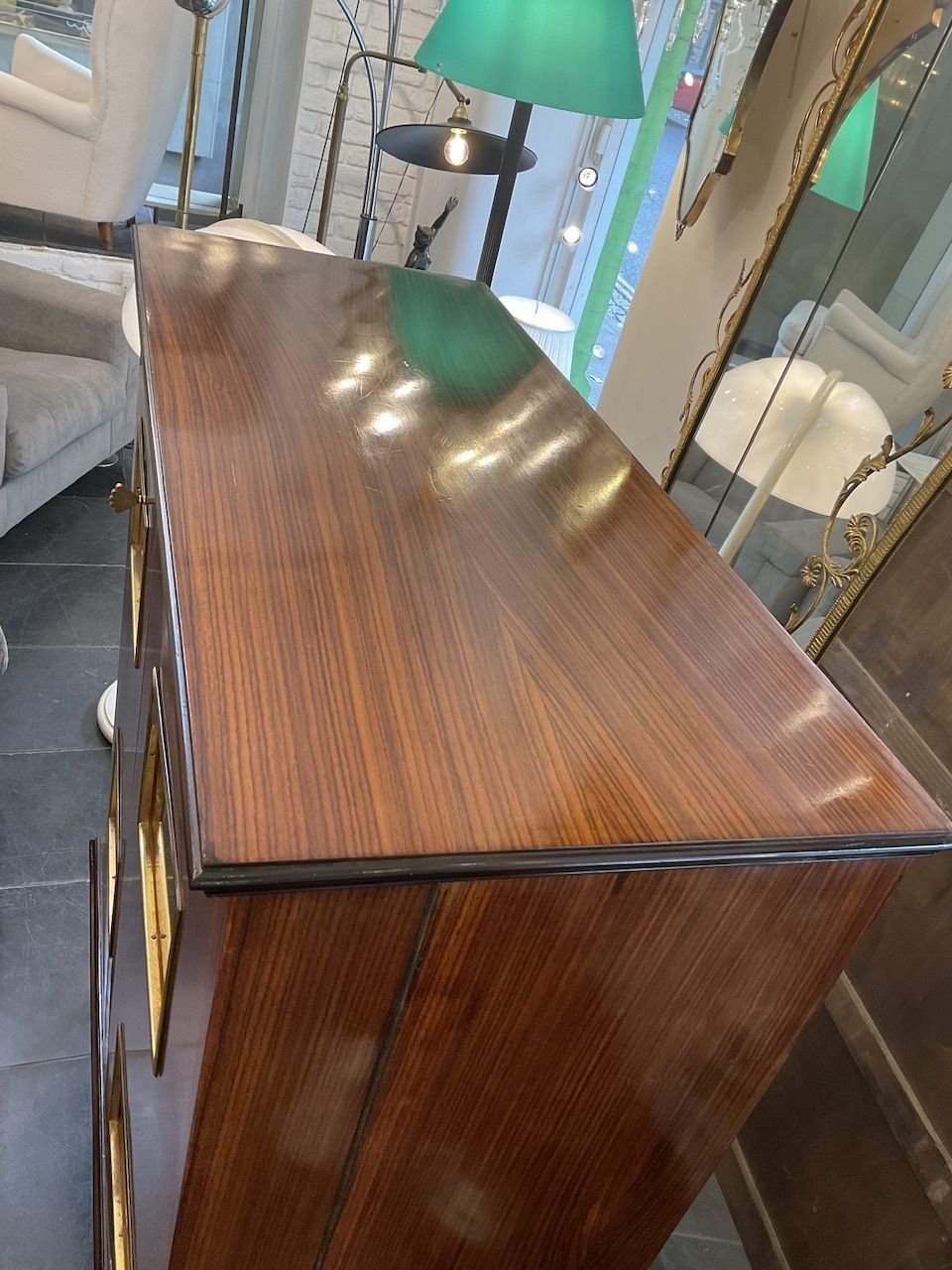Italian 1935 40 Bar Cabinet By Paolo Buffa photo vinterior