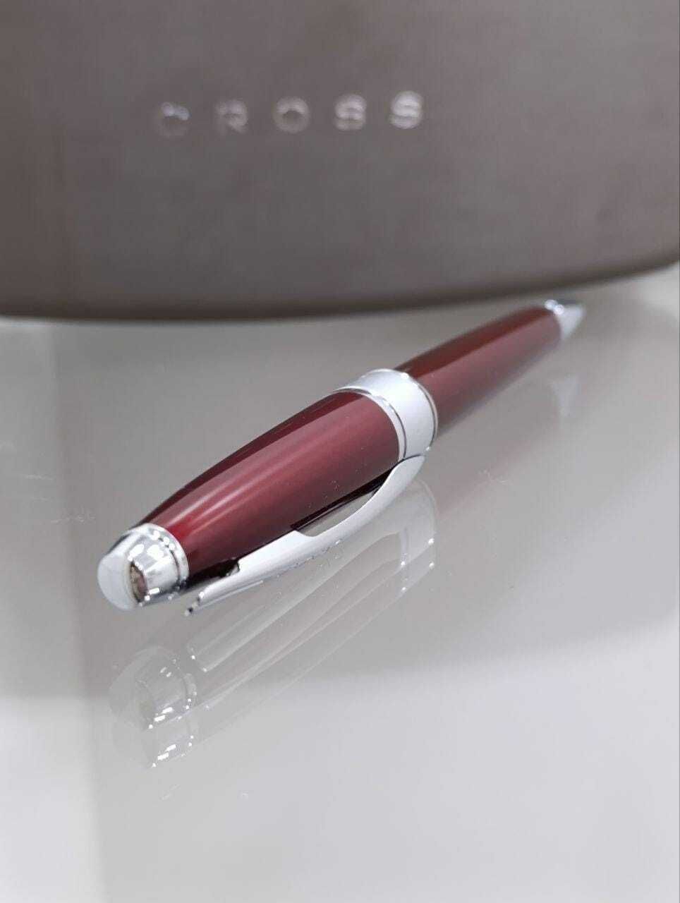Cross Apogee Ballpoint Pen   Titian Red Lacquer photo for sale