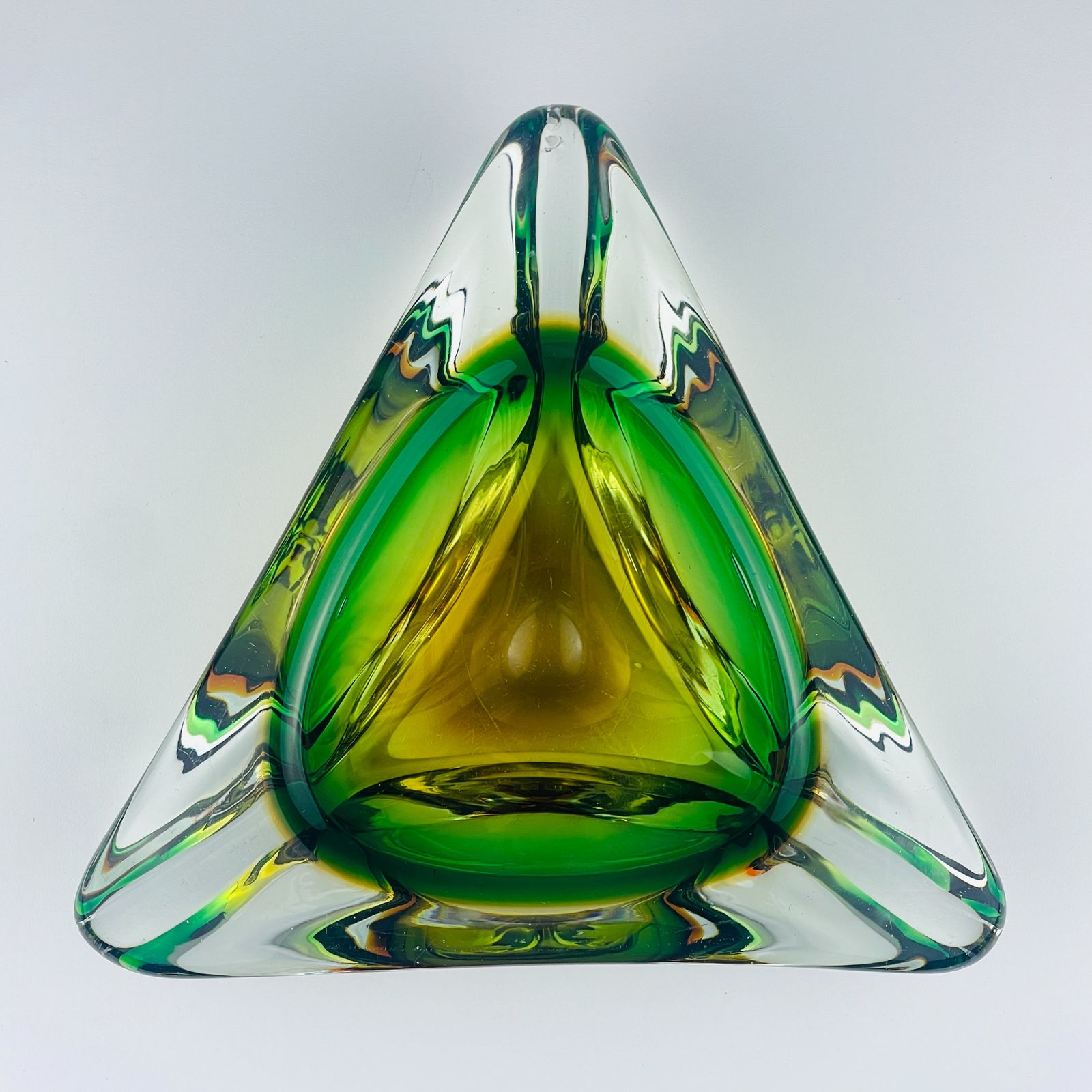 Sommerso Murano Glass Ashtray By Arte Nuova, Italy, 1960s photo Home Decor