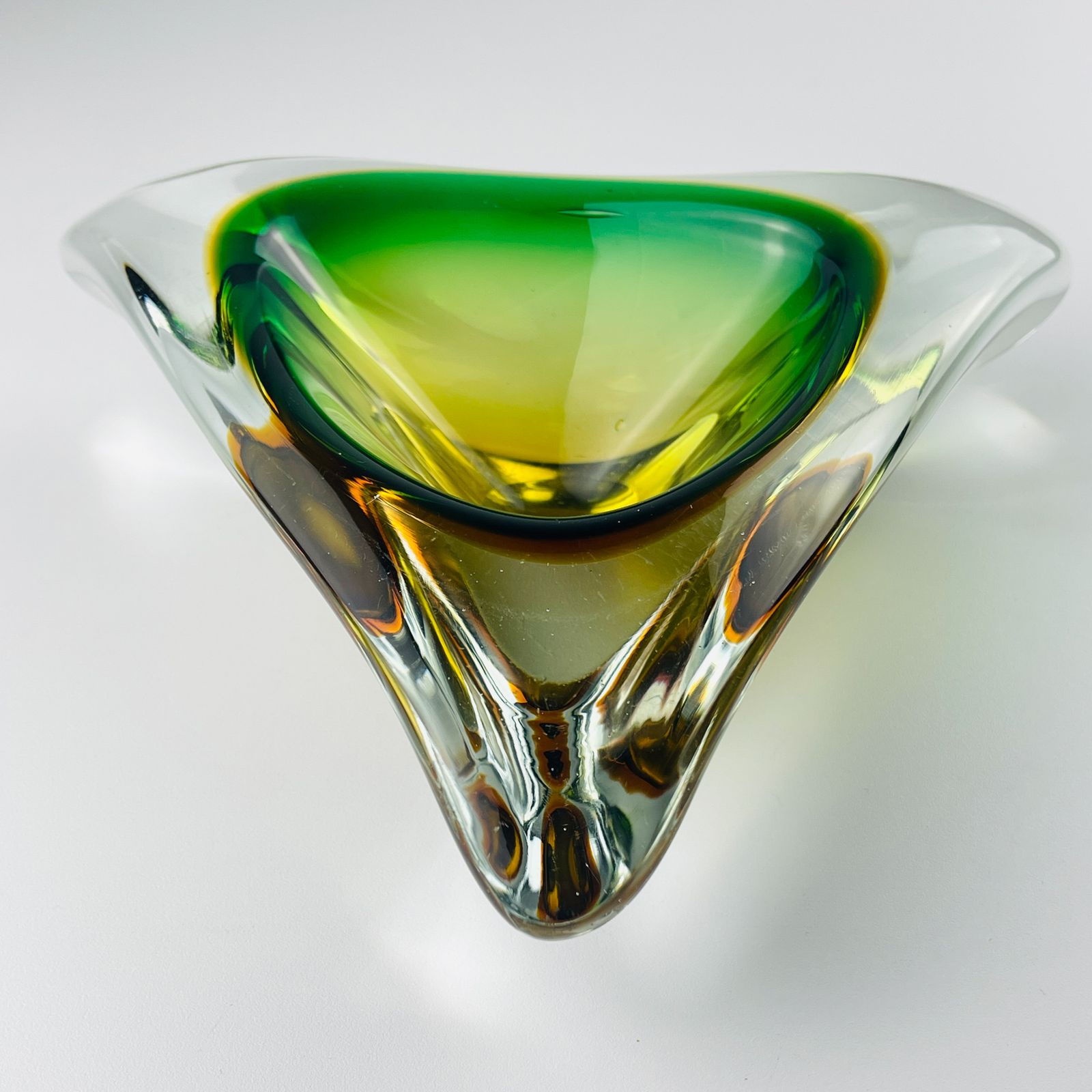 290.0 Sommerso Murano Glass Ashtray By Arte Nuova, Italy, 1960s photo