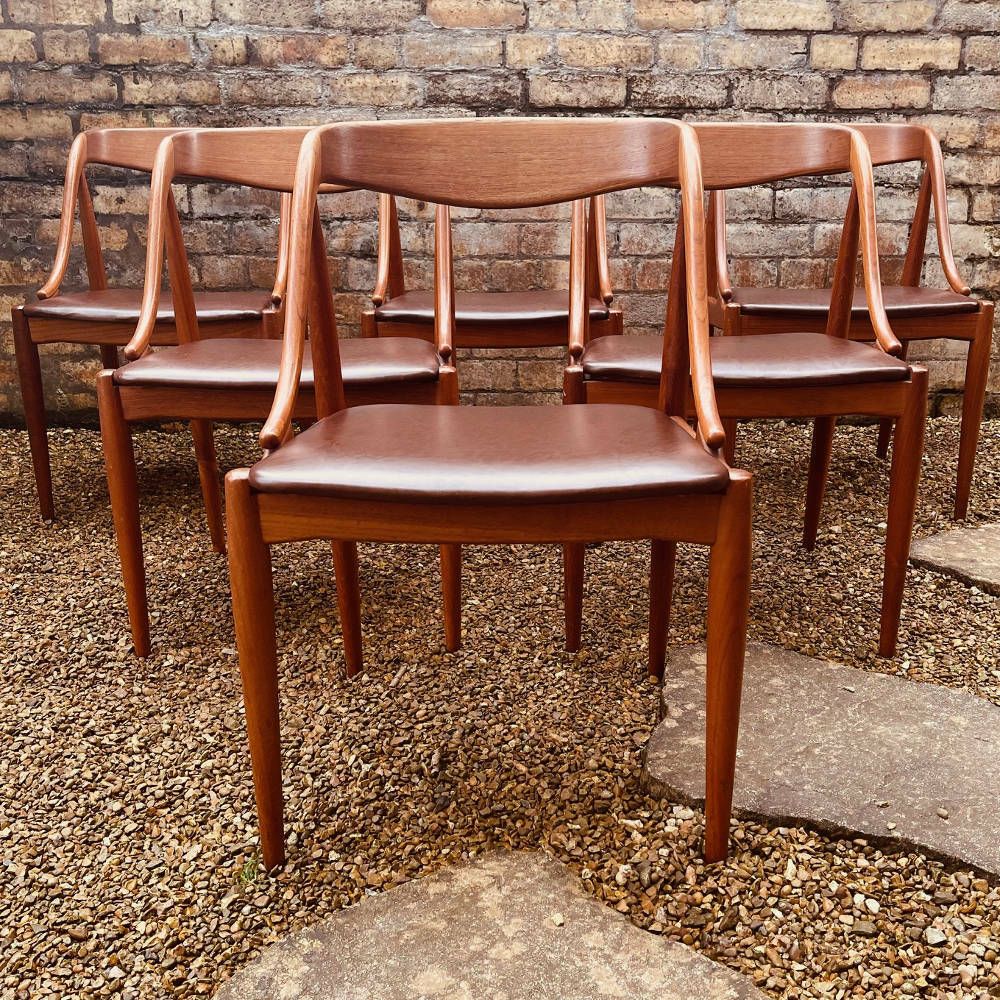 Set Of 6 Model '16' Chairs By Johannes Andersen For Uldum Mobelfabrik photo furniture