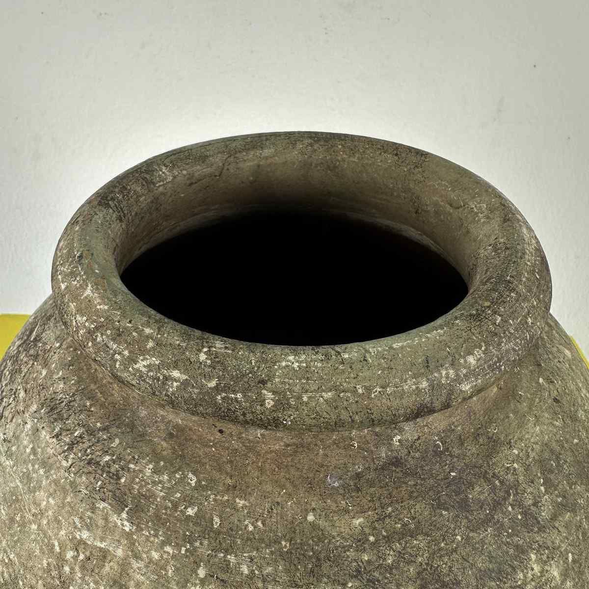 Vintage Terracotta Vase With Holes photo for sale